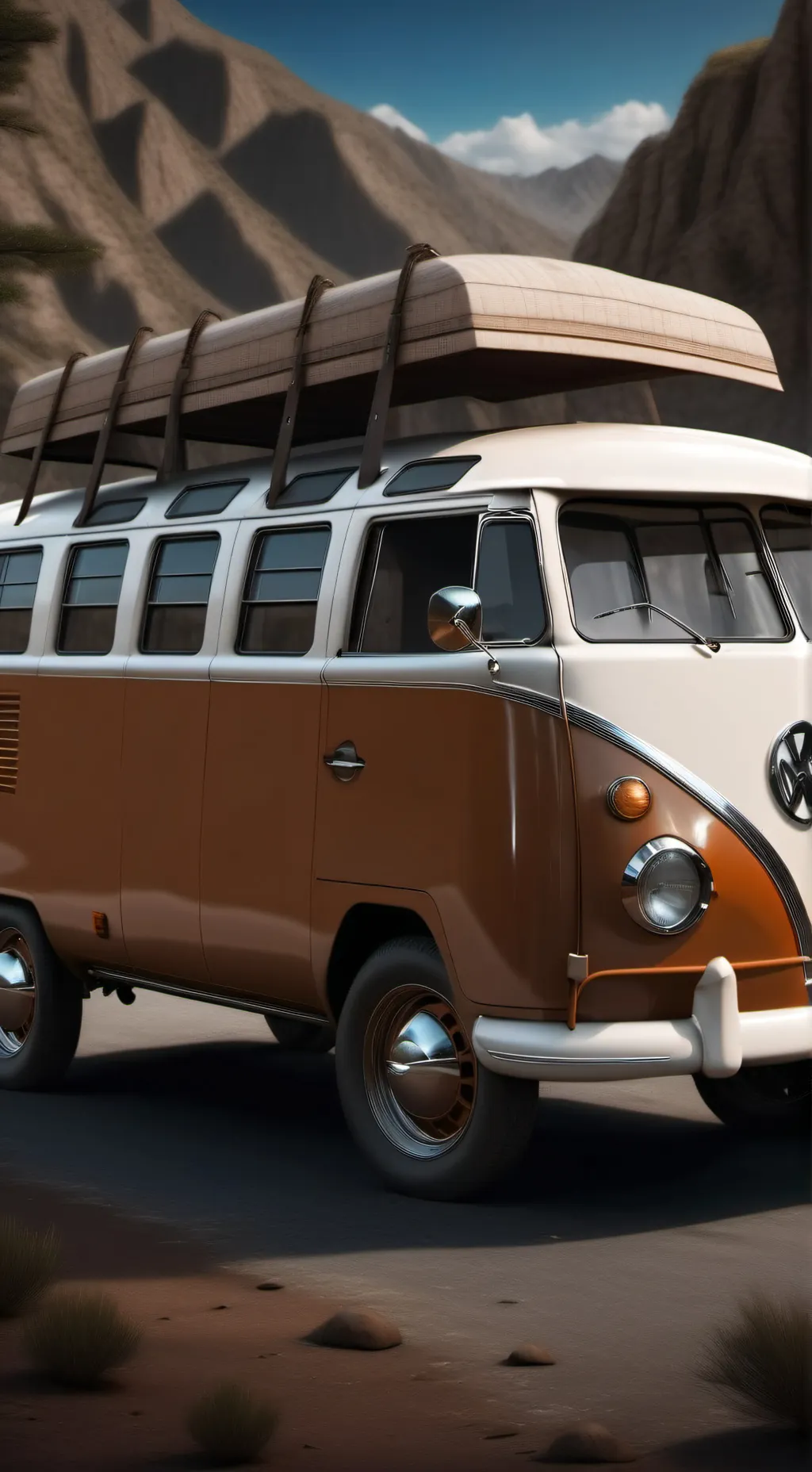 ai character: Road trip background