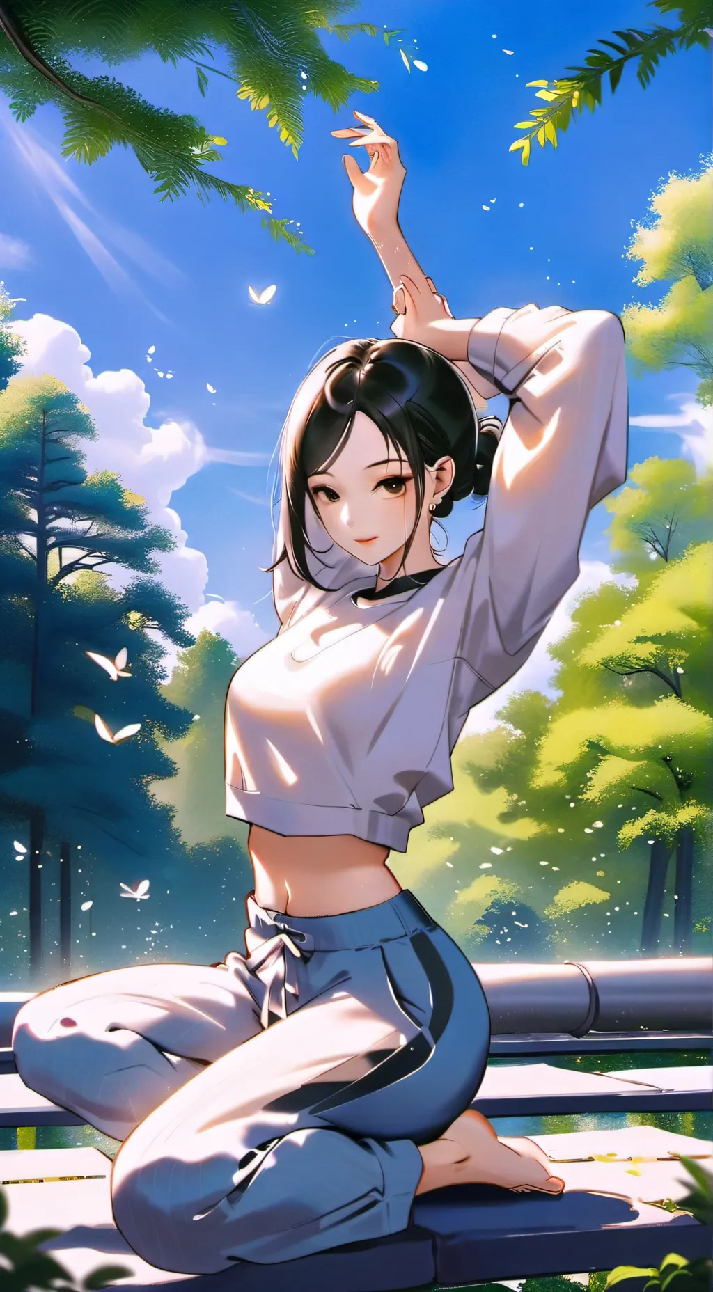 ai character: evenjeline  background