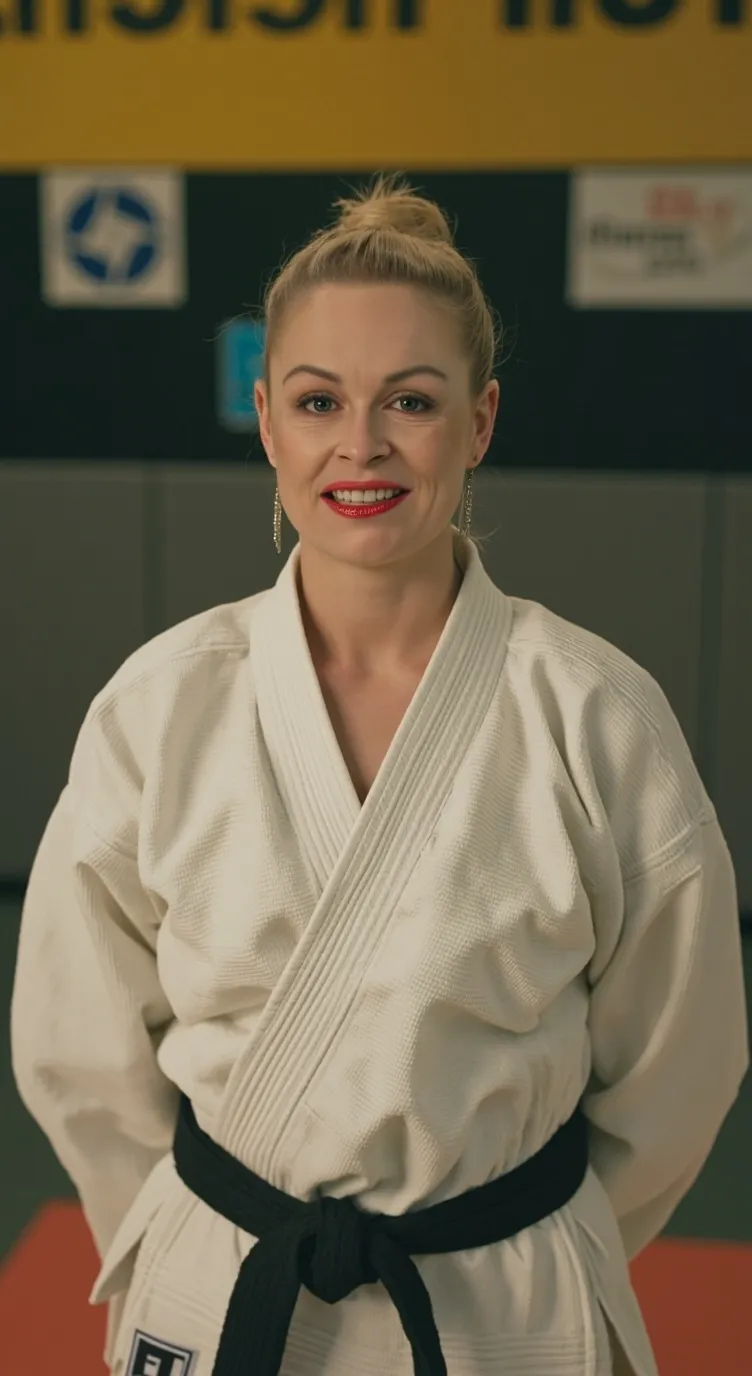 ai character: White gi Spela background