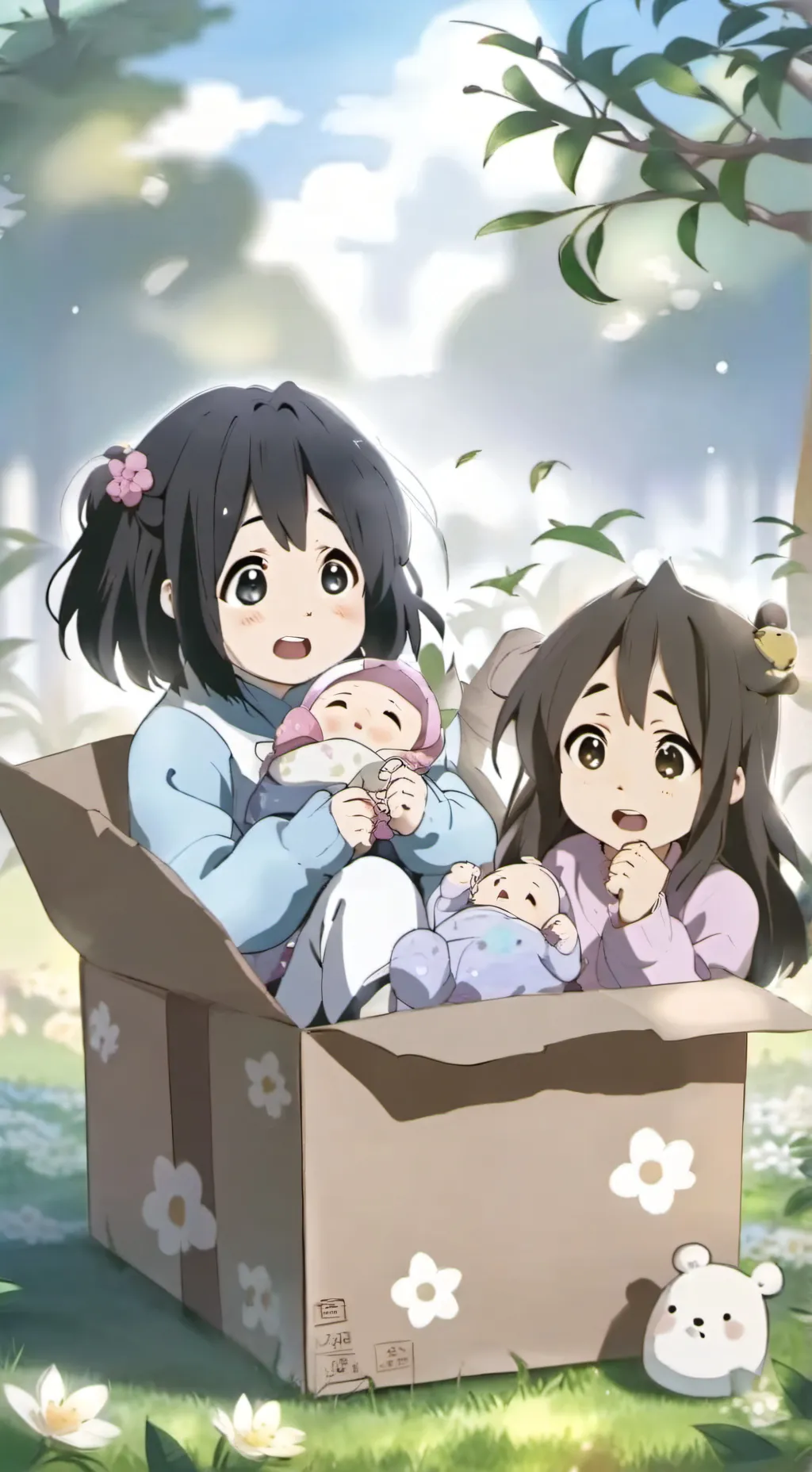 ai character: baby sisters background