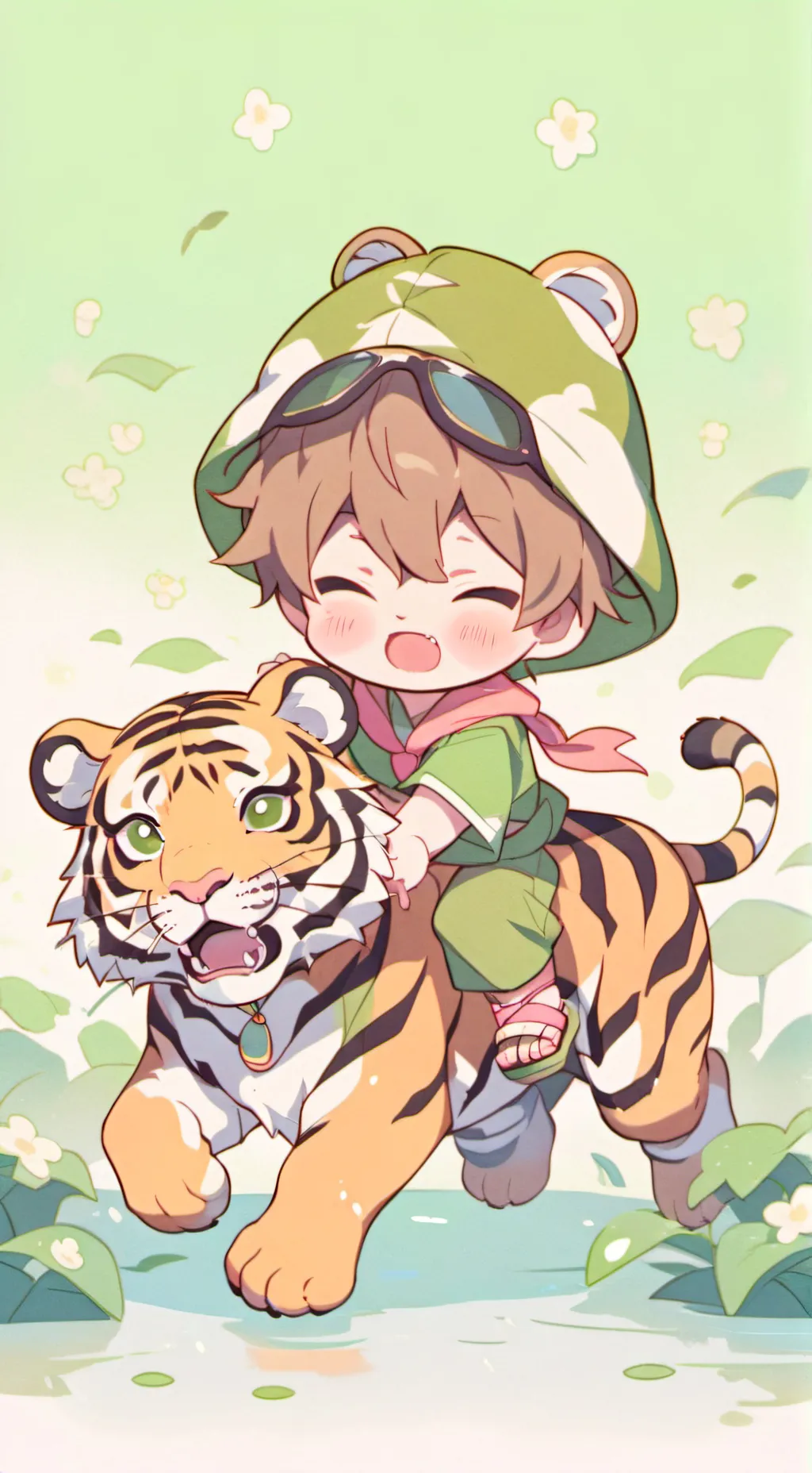 ai character: Tiger background