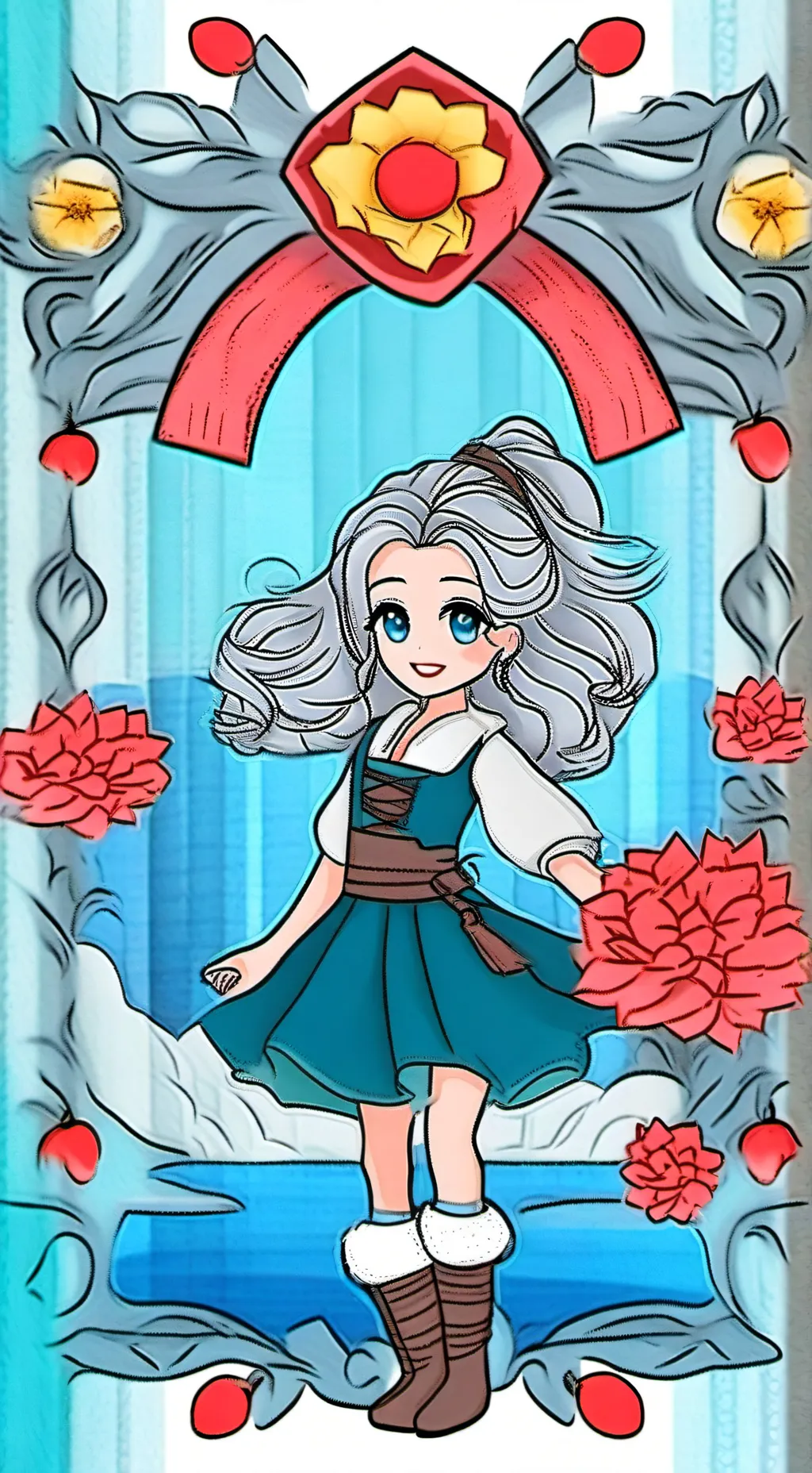 ai character: yuki todoroki background