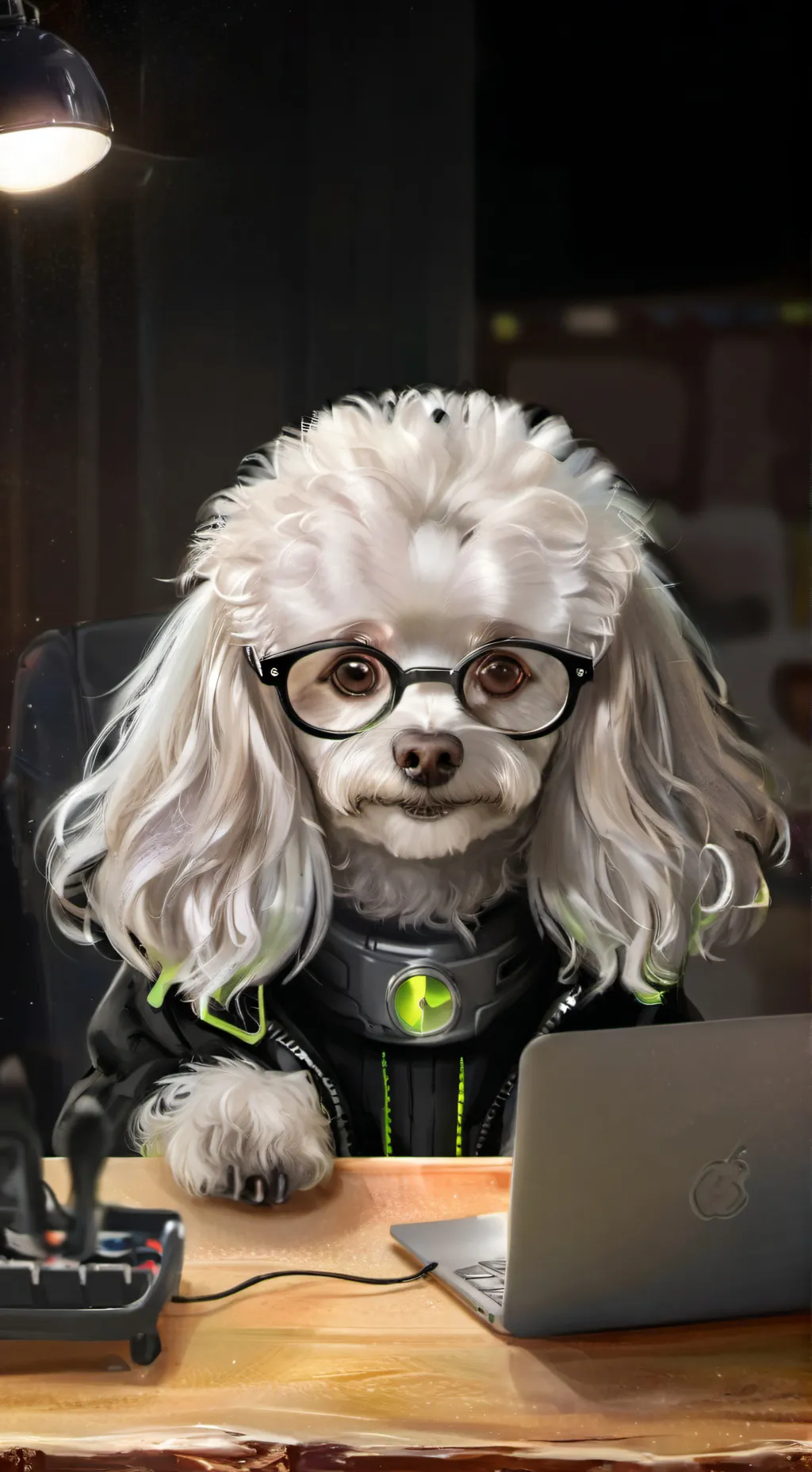 ai character: Byte background