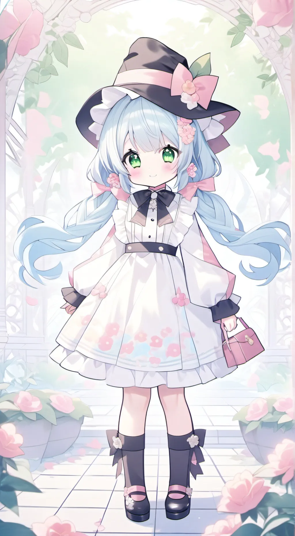 ai character: Garden of banban 4 background