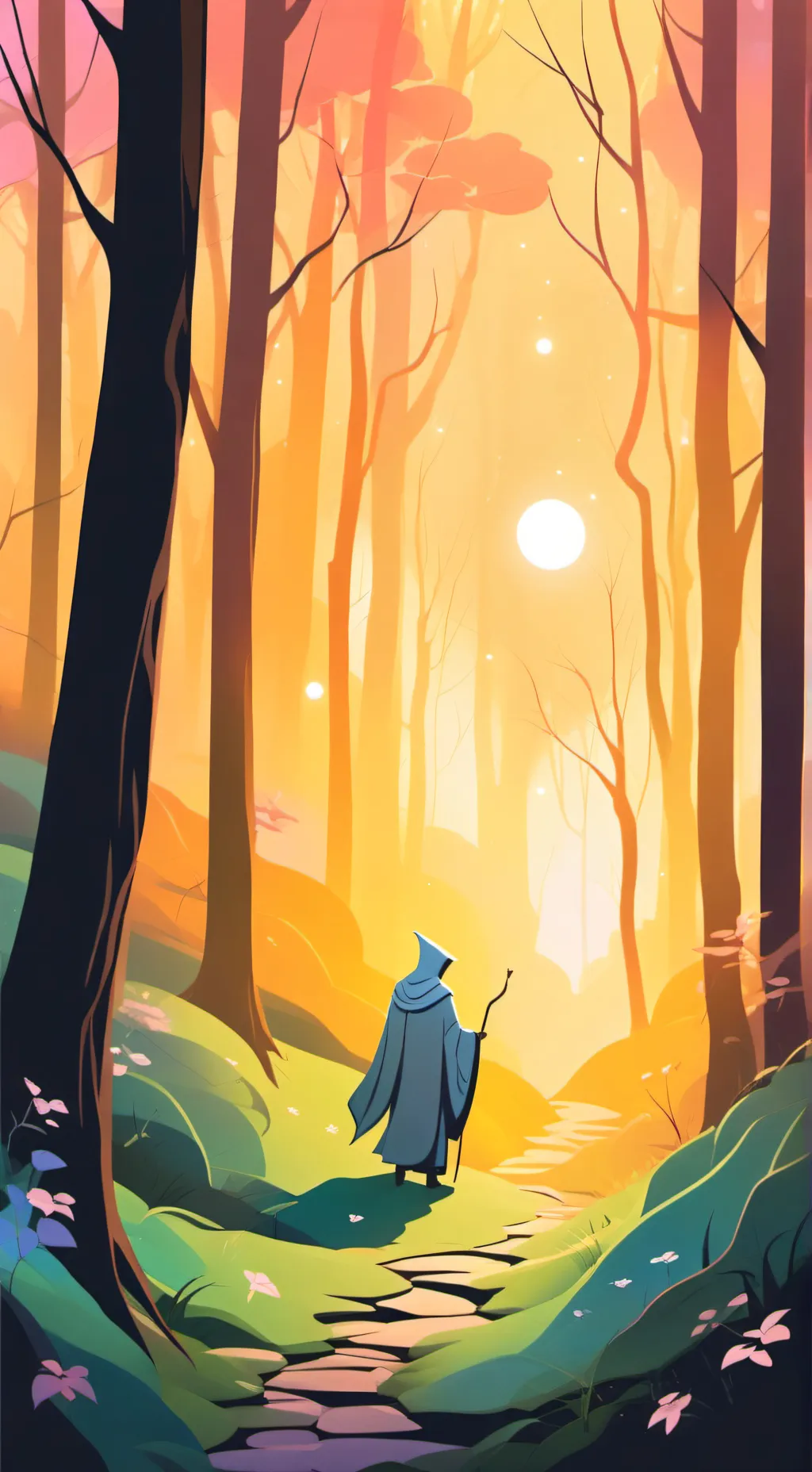 ai character: world of powers background