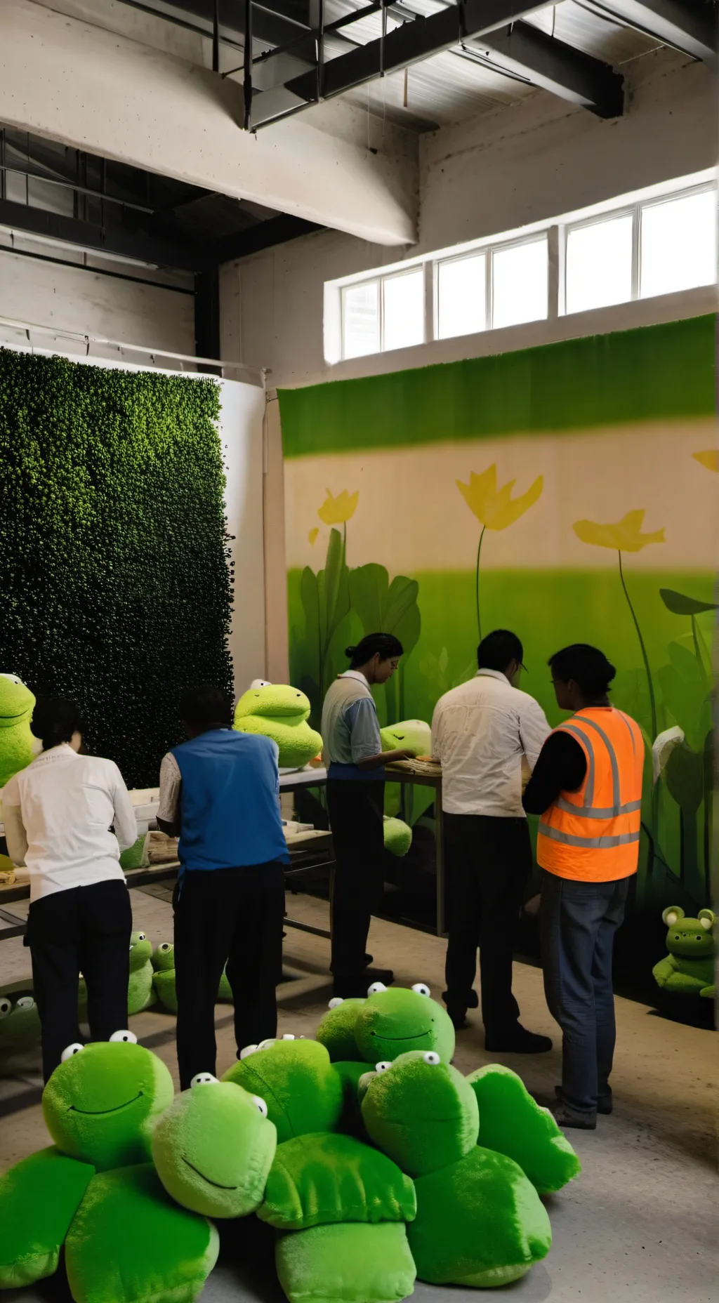 ai character: The Frog Tycoon background