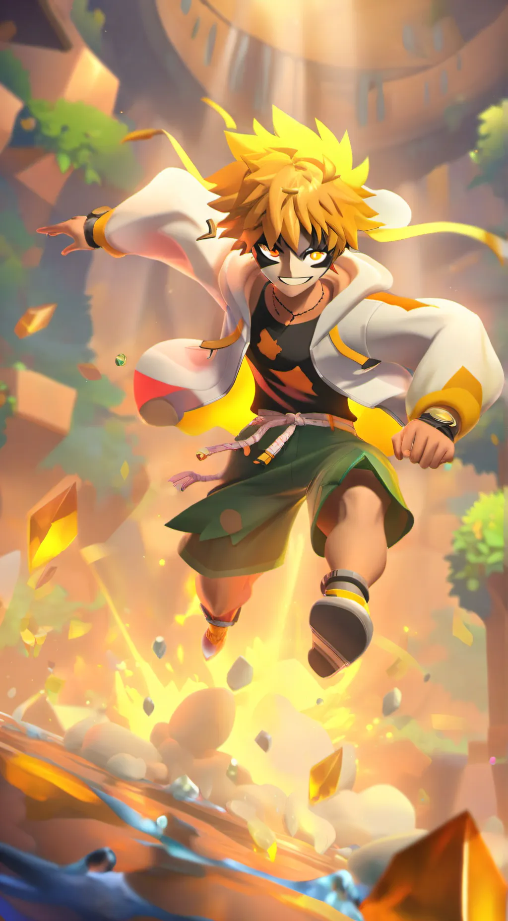 ai character: Kiribaku?! background