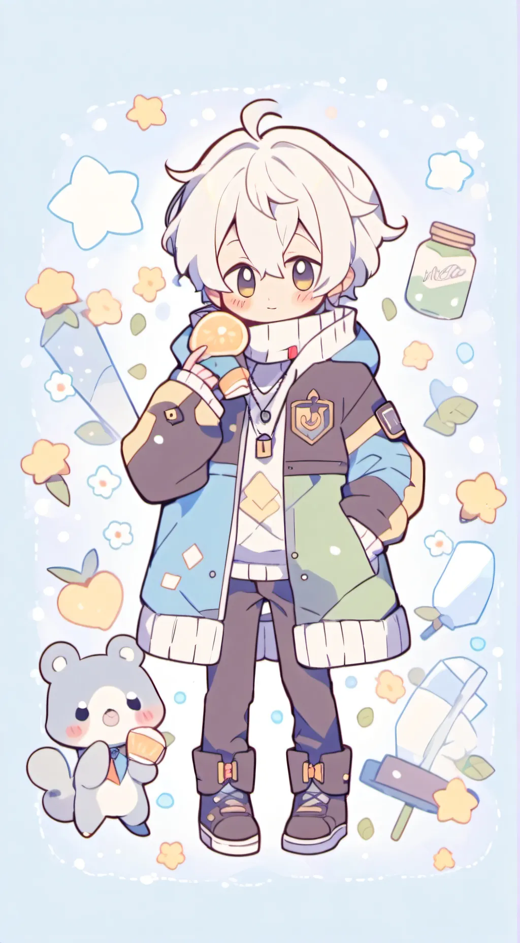 ai character: Cassidy at school  background