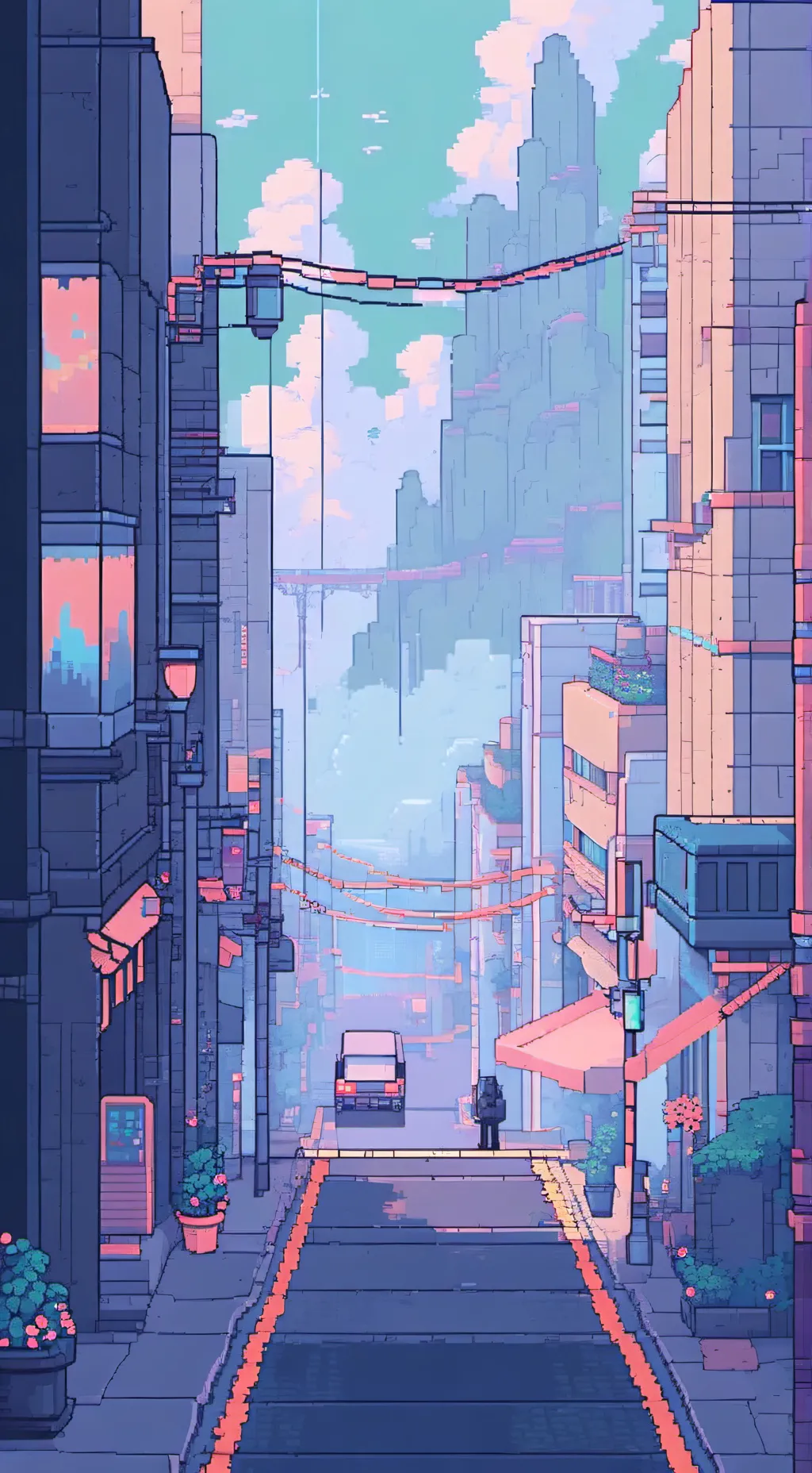 ai character: Holiday humans ￼ background