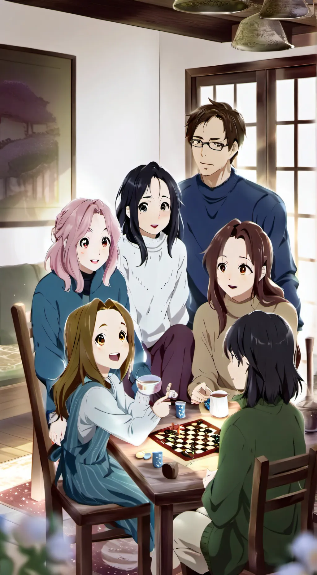 ai character: votre famille  background