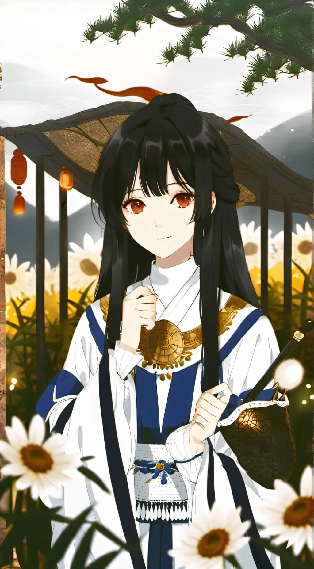 ai character: chinese new year background