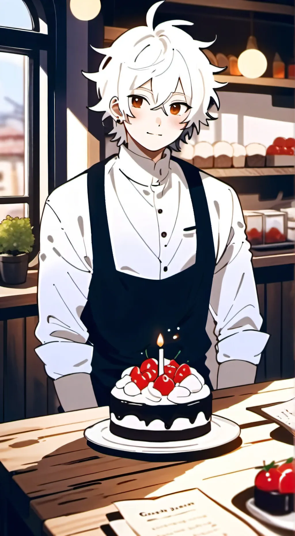 ai character: Nike  background