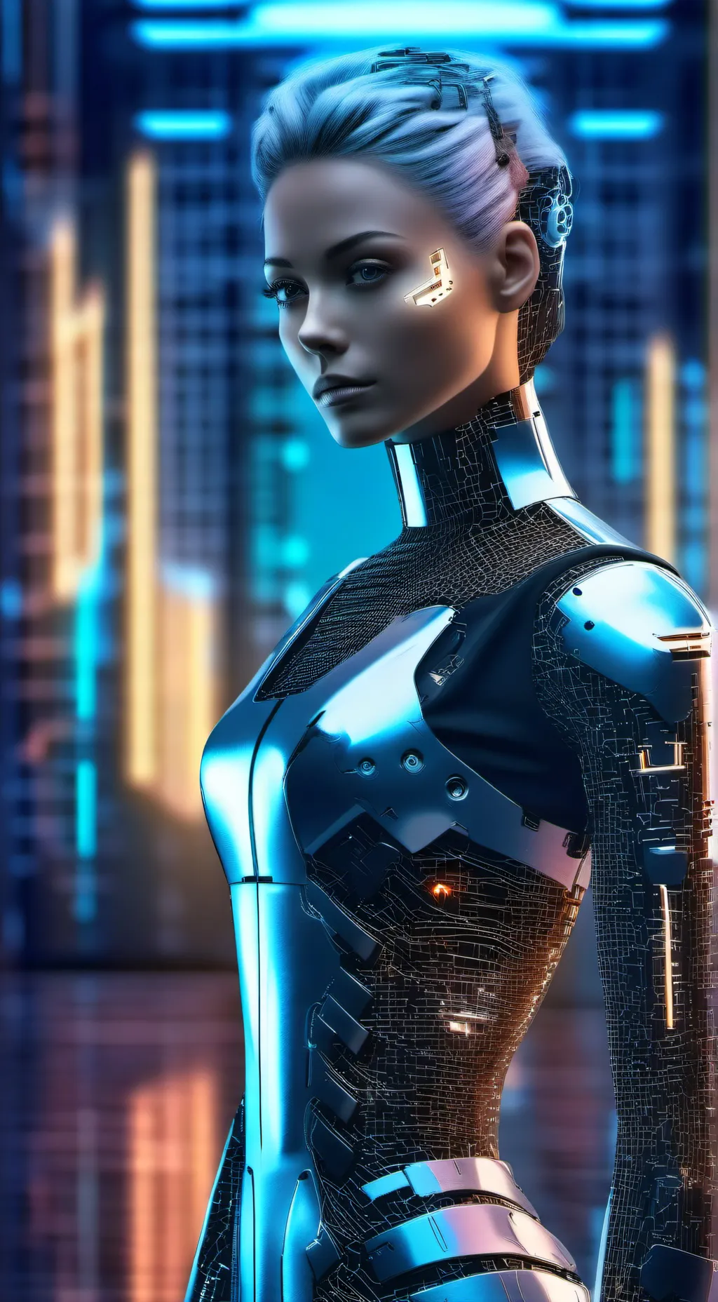 ai character: Aurora background