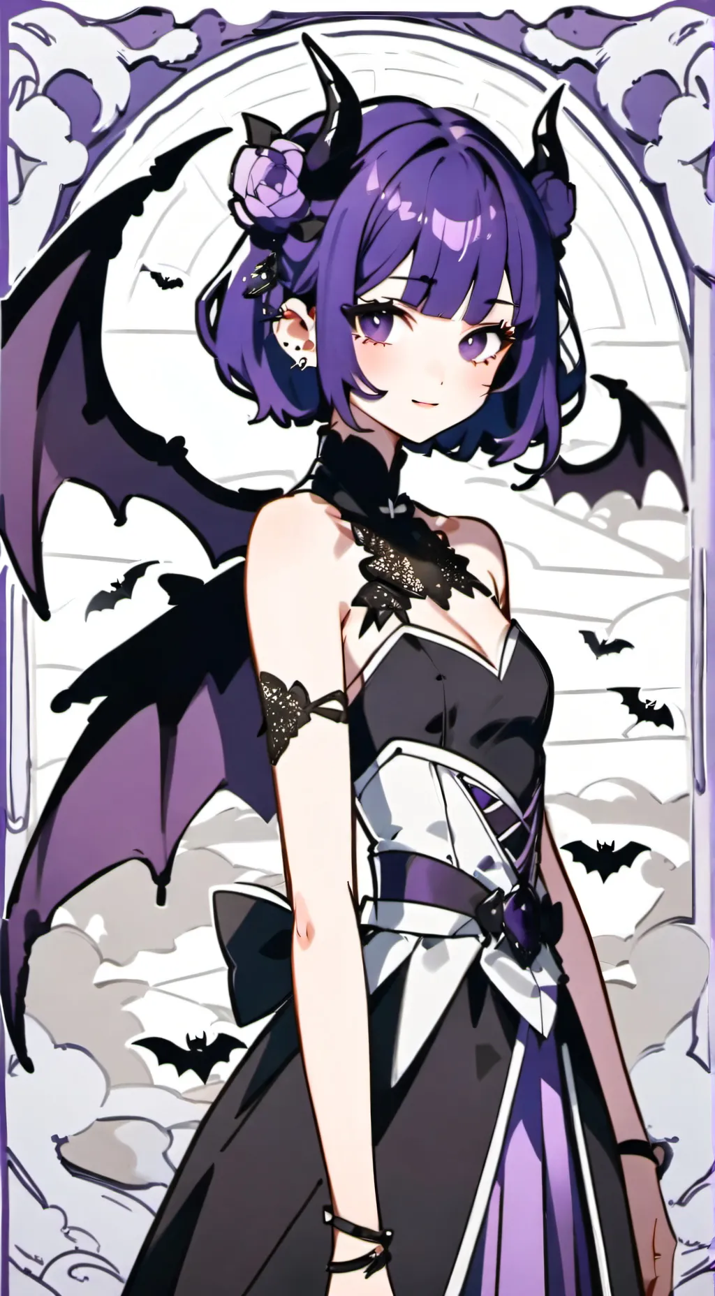 ai character: HH/Blaze on period background