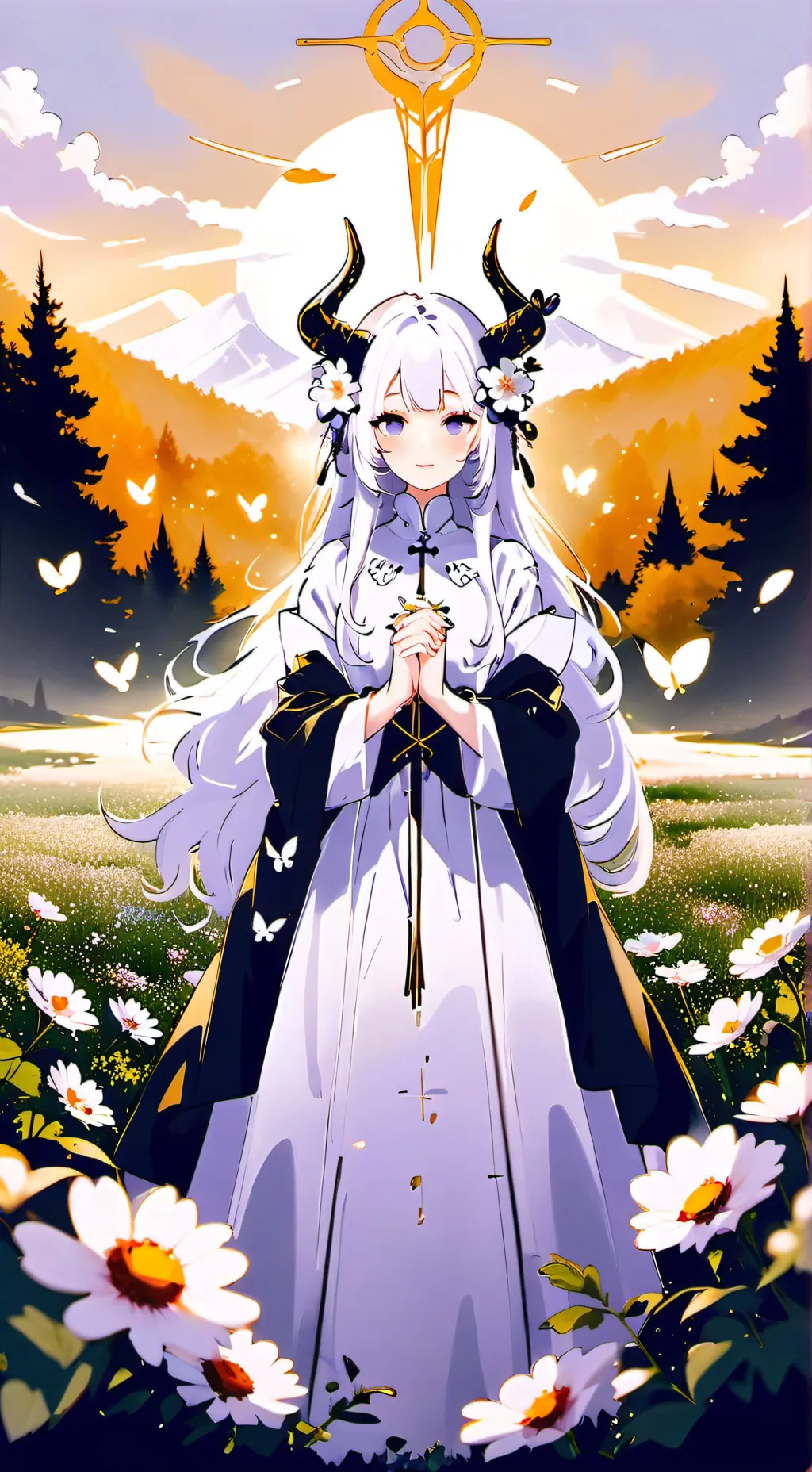 ai character: Milky 2 background