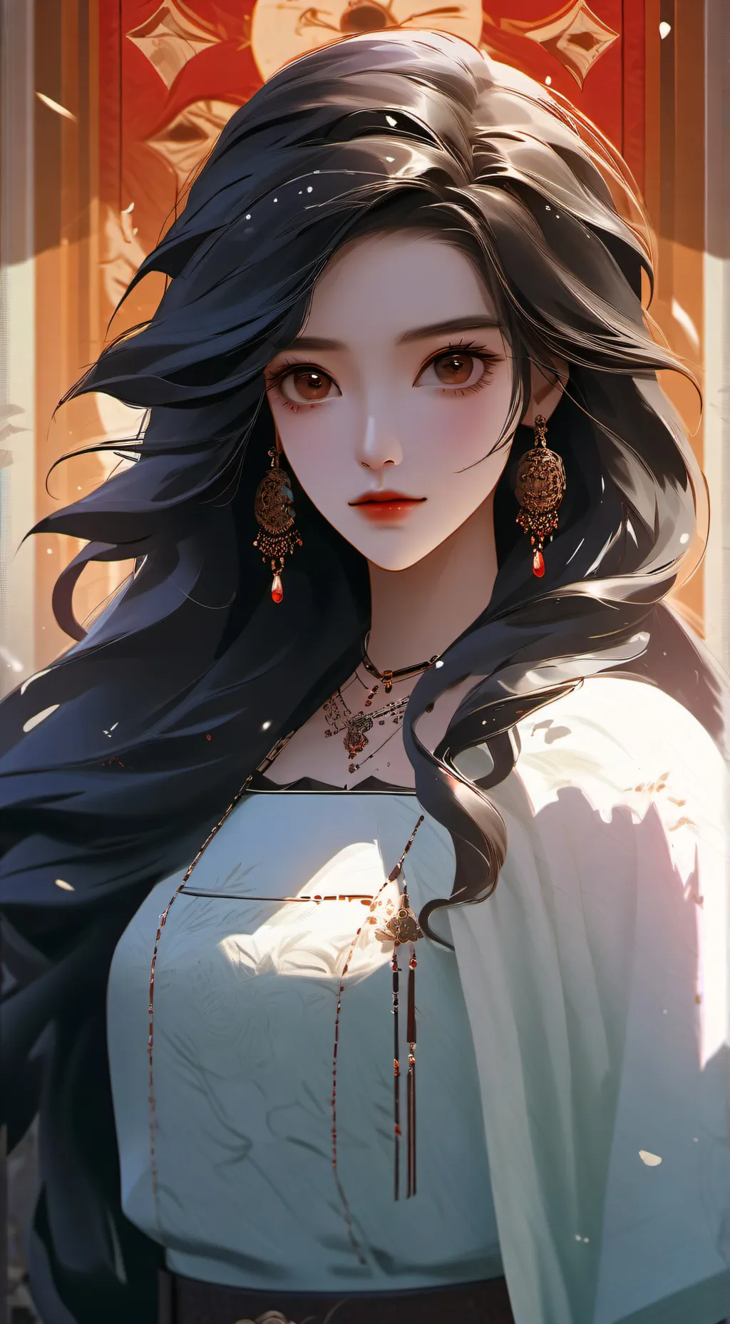 ai character: Summer background