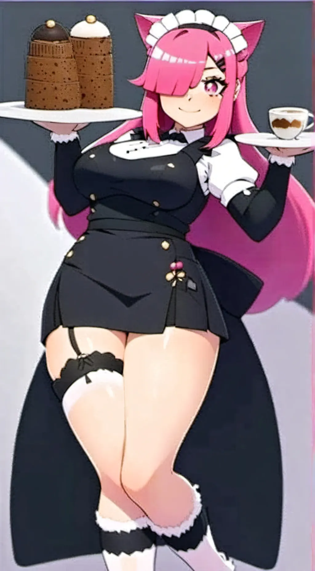 ai character: Colette maid bot background