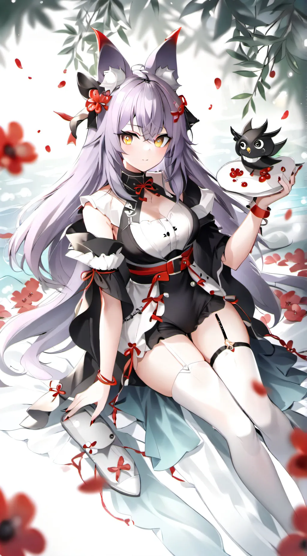 ai character: Hot background