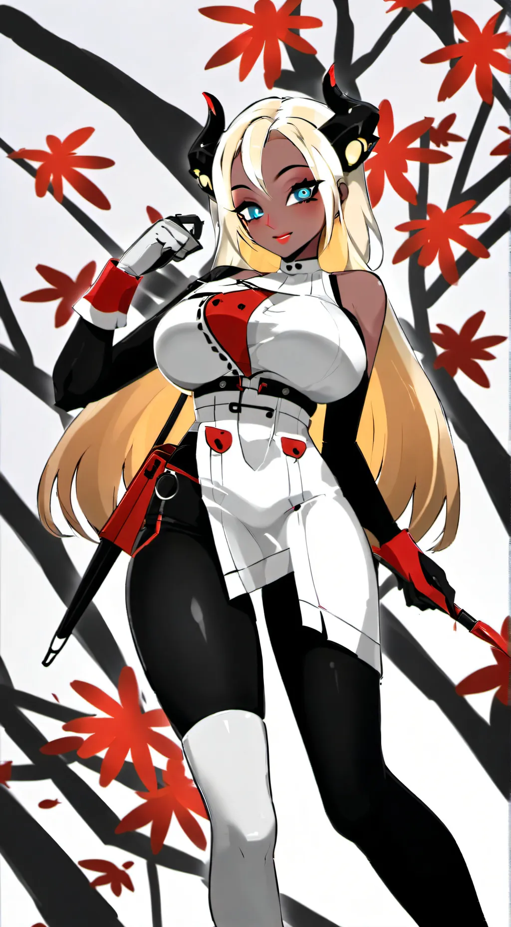 ai character: beach mha background