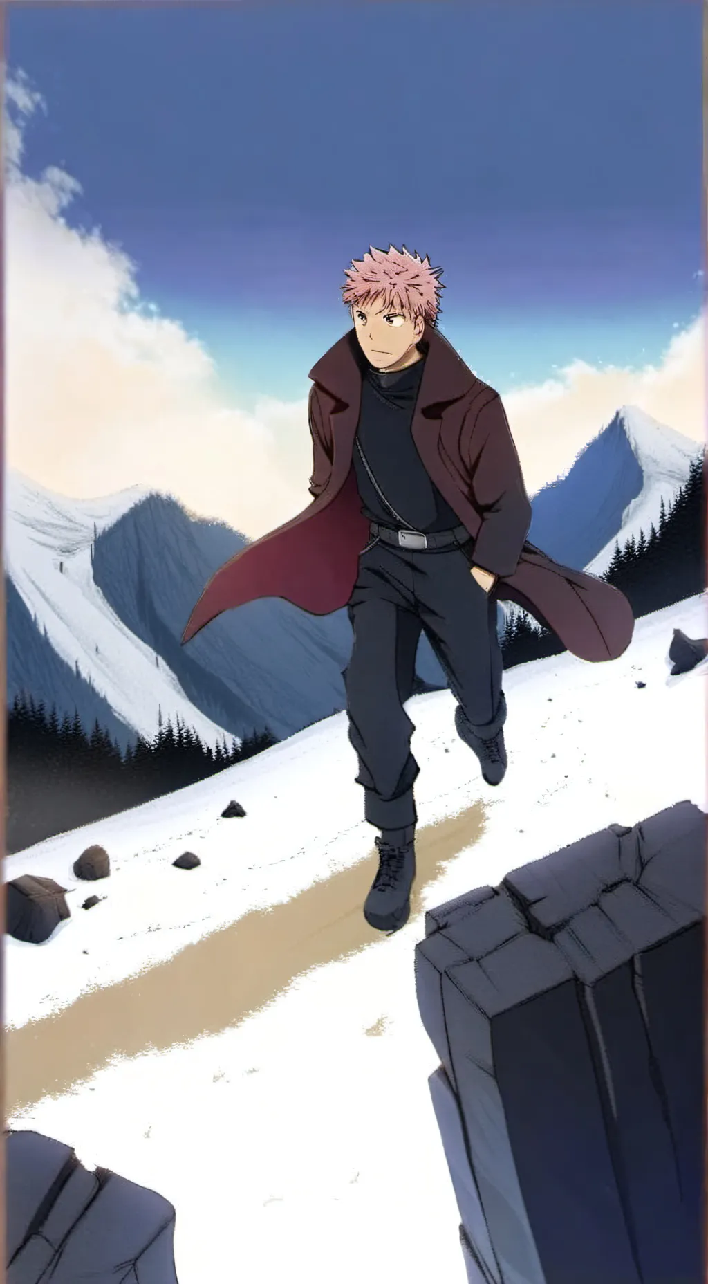 ai character: Itadori yuji  background