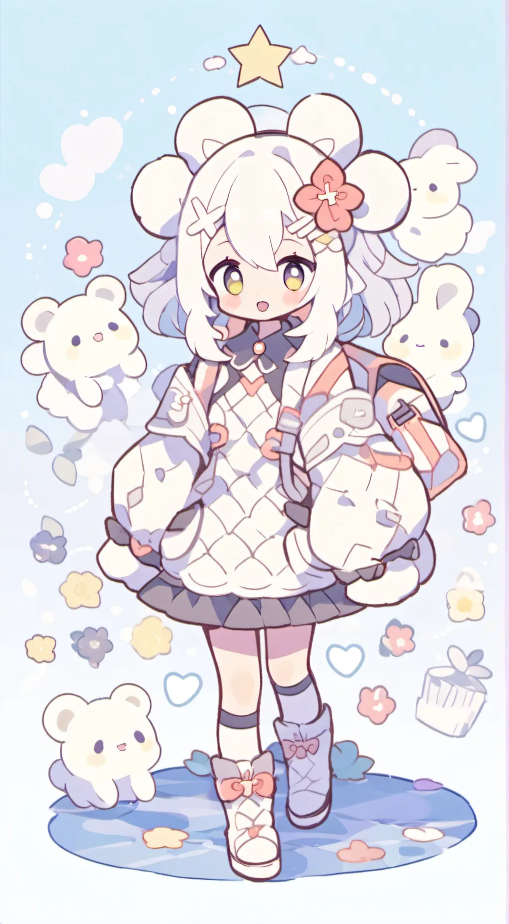 ai character: мимми background