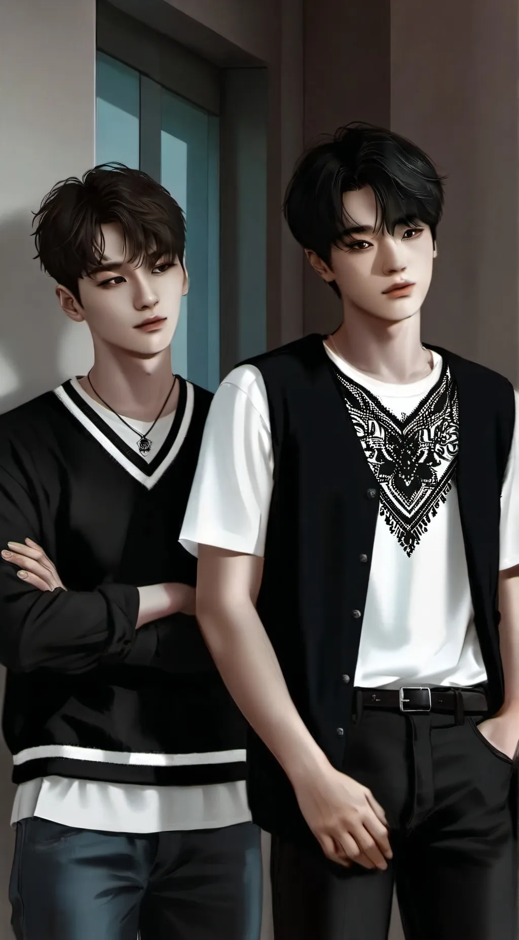 ai character: hyunho background