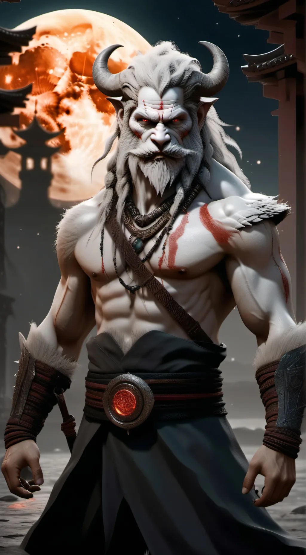 ai character: нечто background