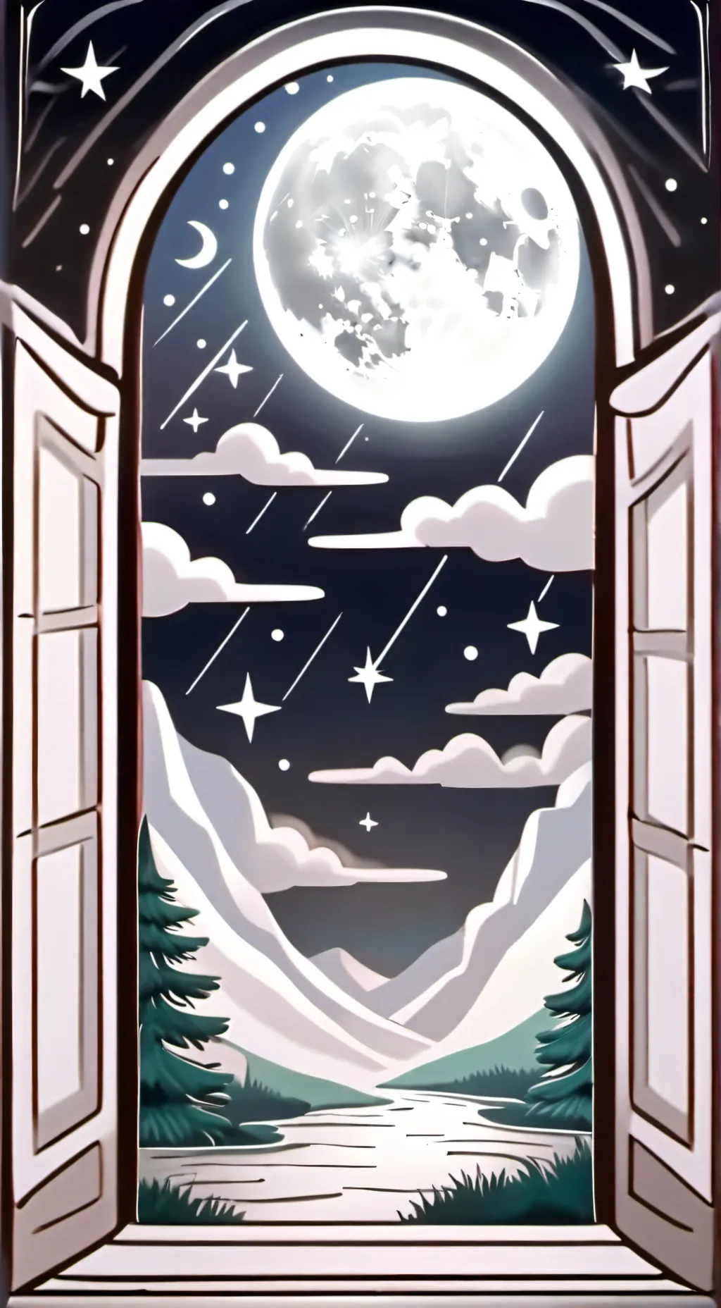 ai character: Dandys world 🎀🌎 background