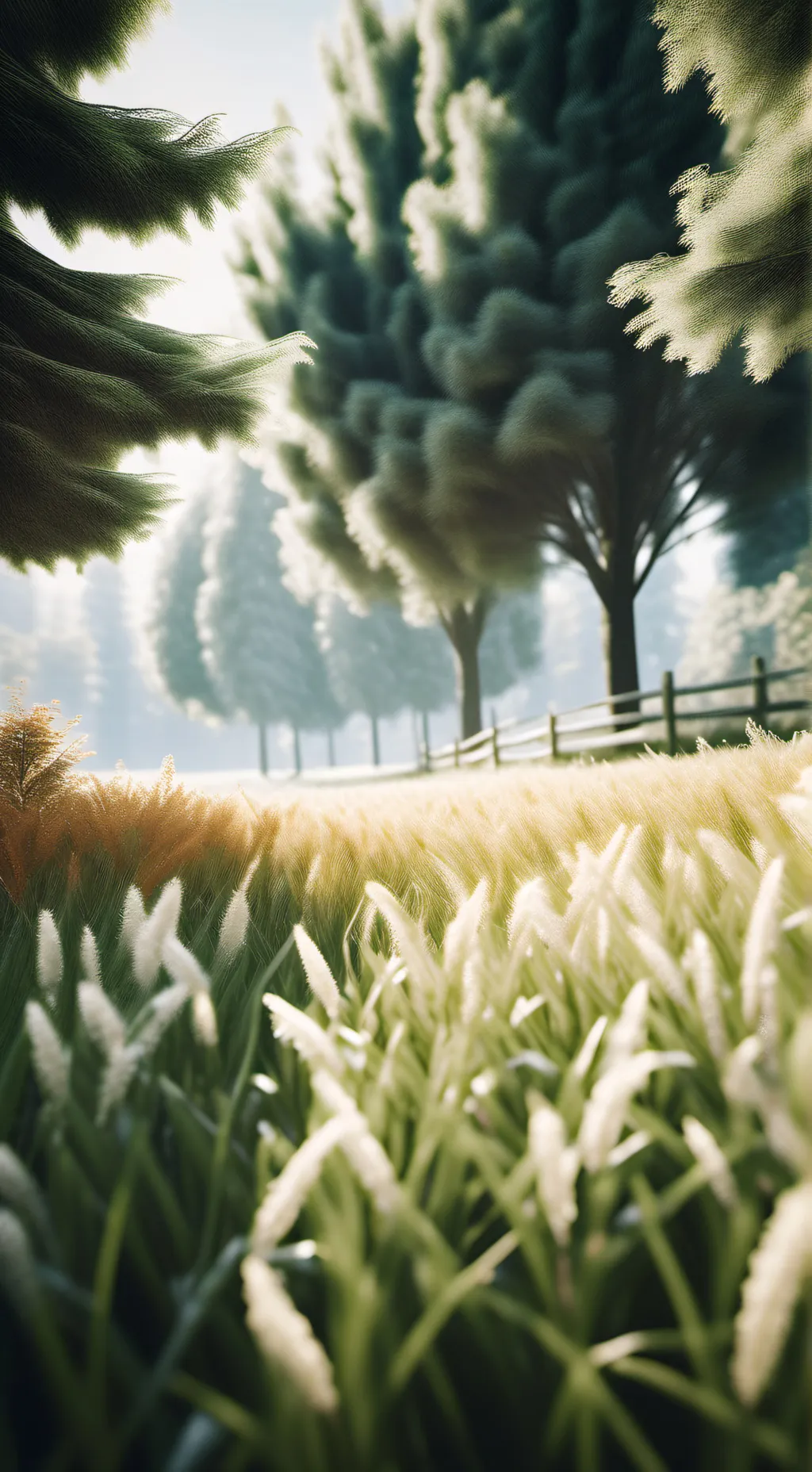 ai character: Grass background