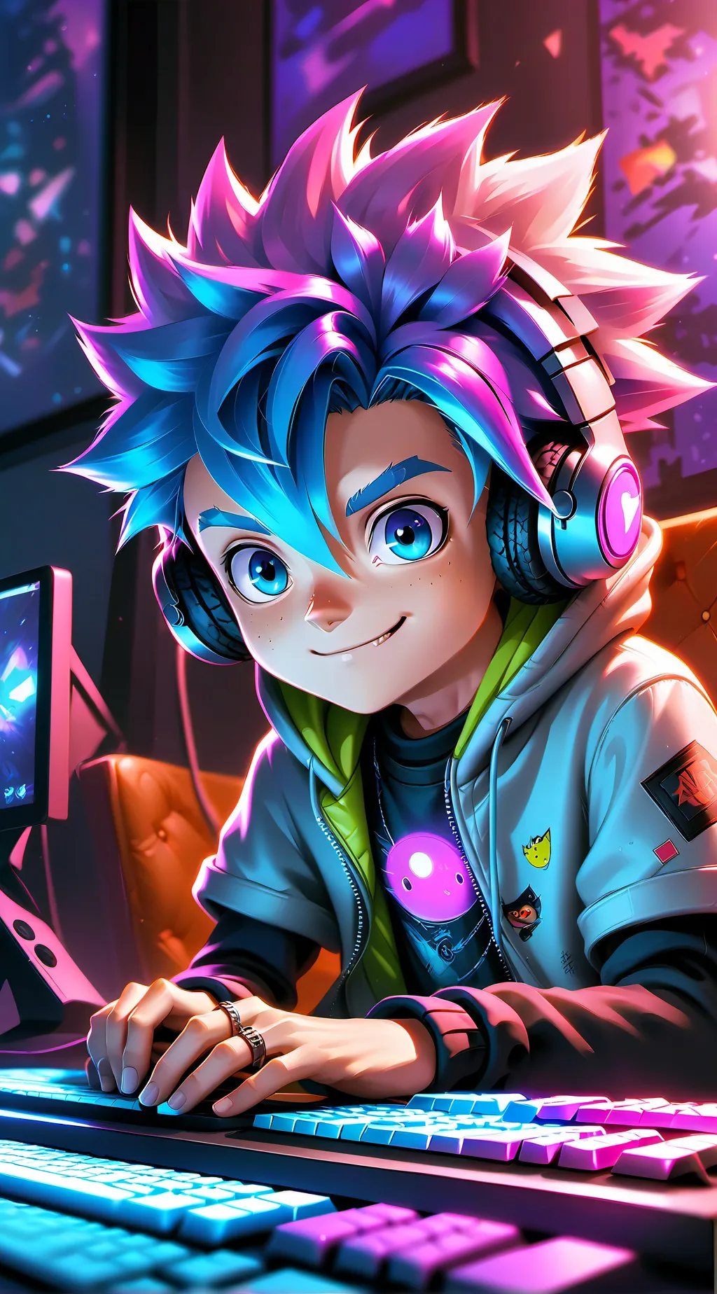 ai character: MelByte background