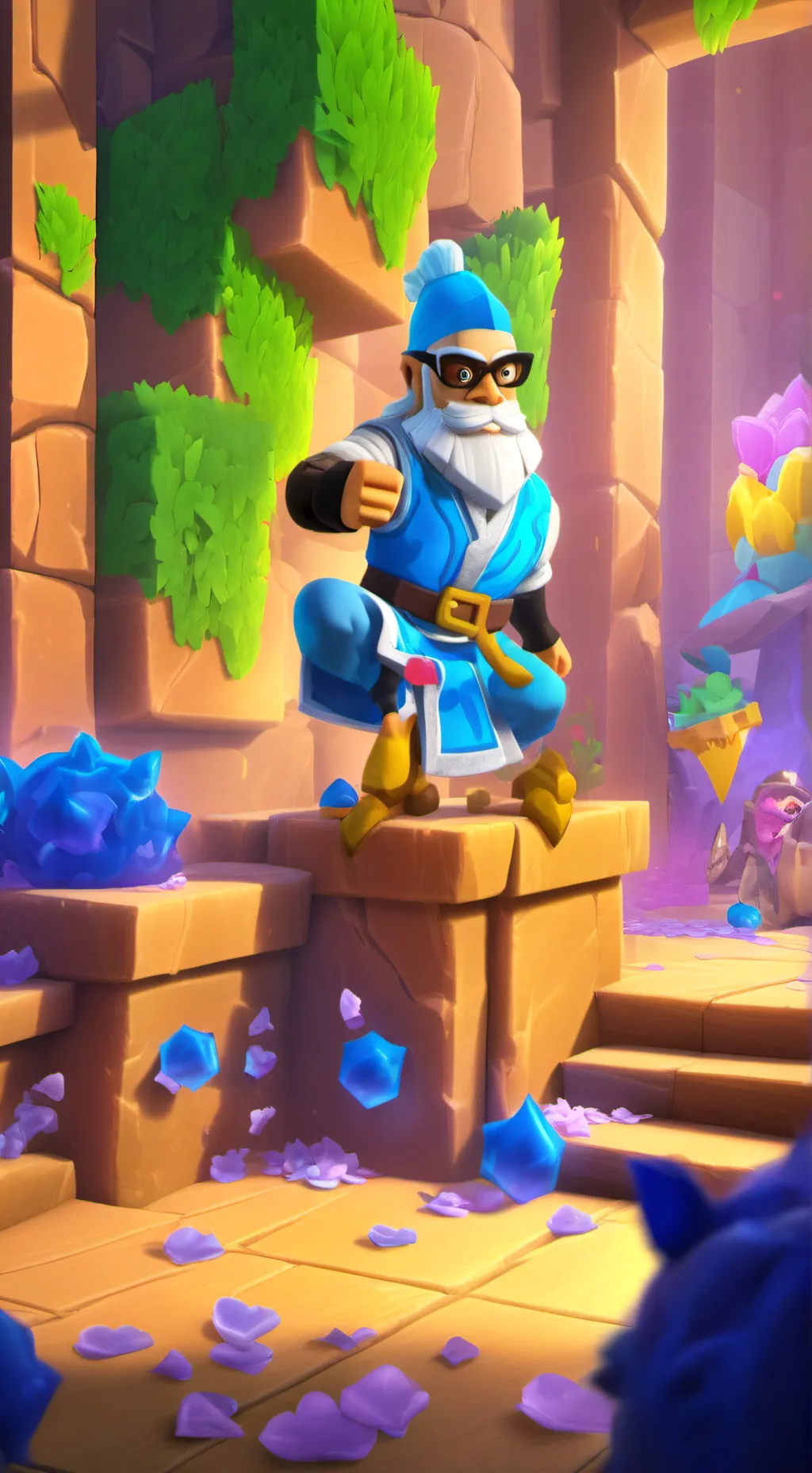 ai character: mago missa background