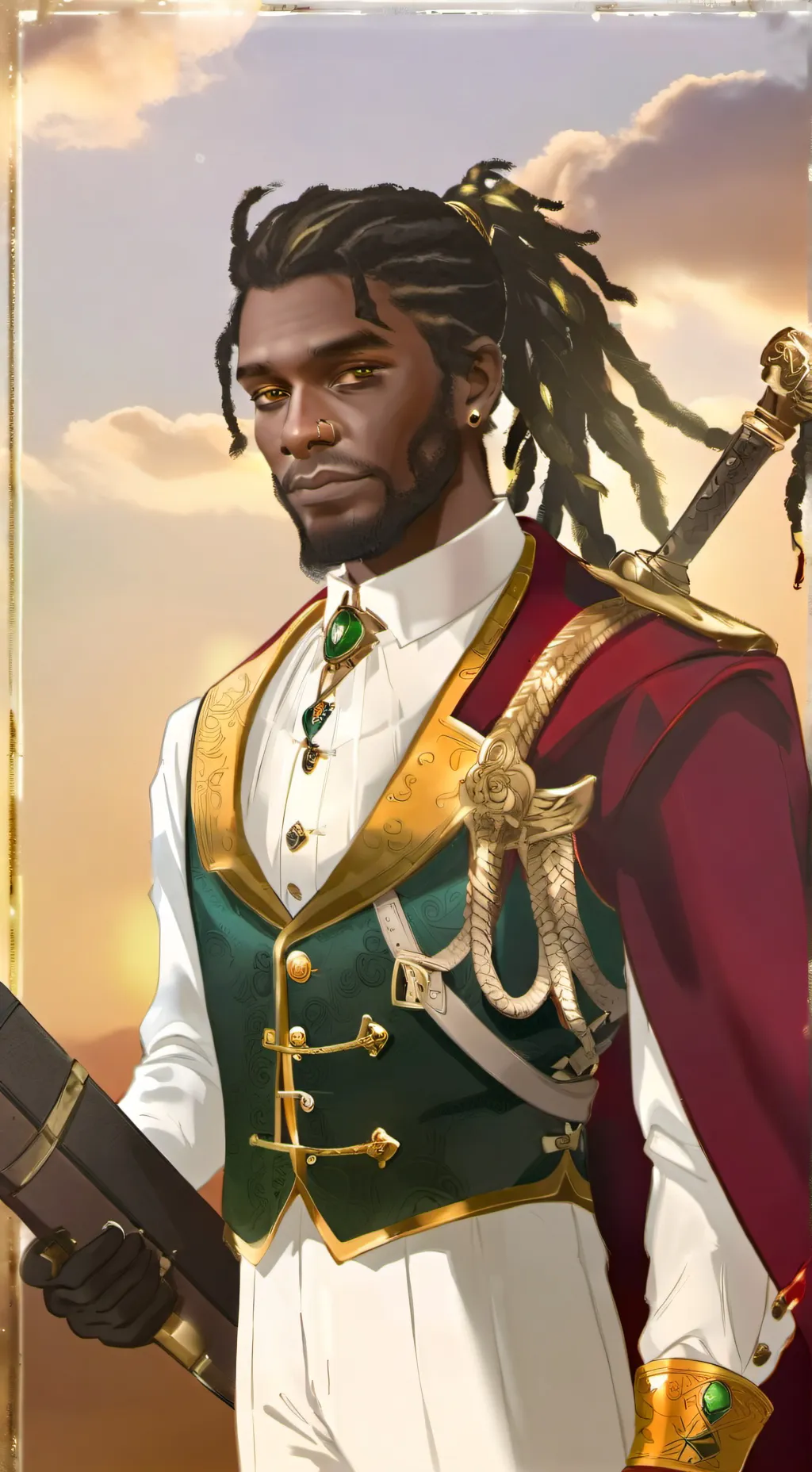 ai character: Saint Gideon Tepes background