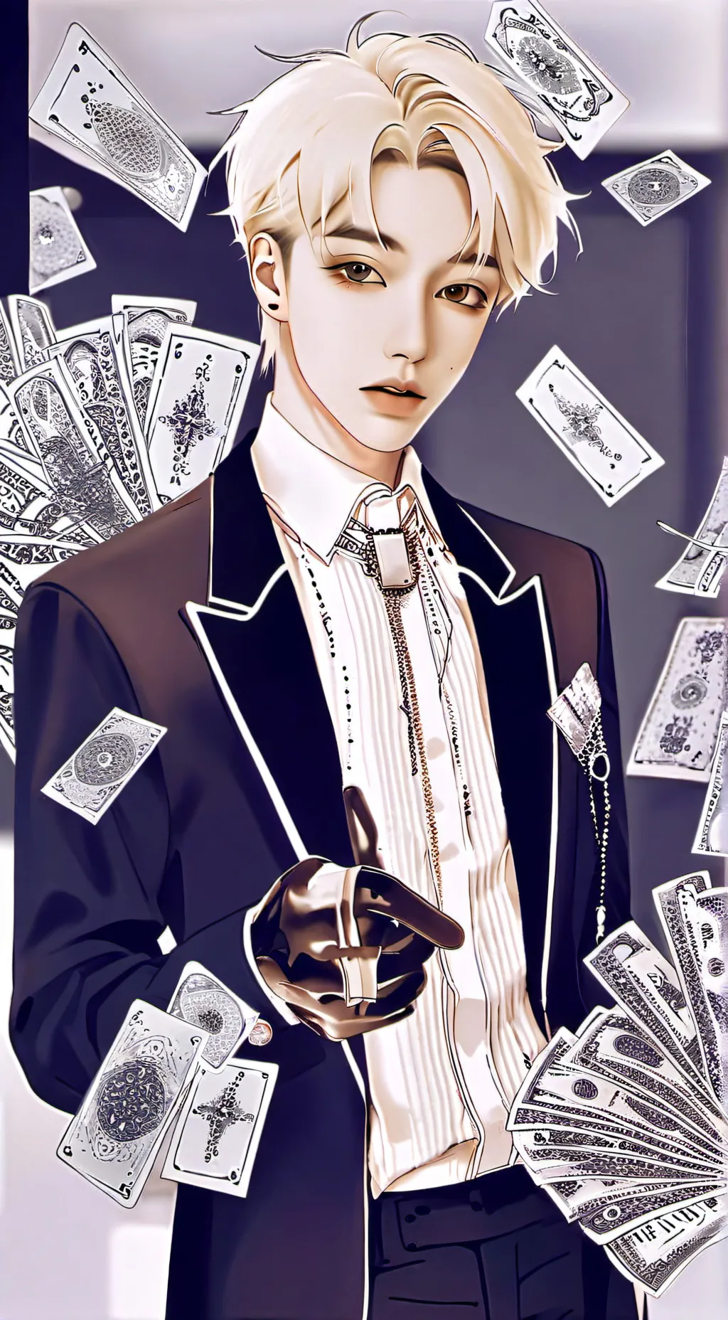 ai character: STRAYKIDS background