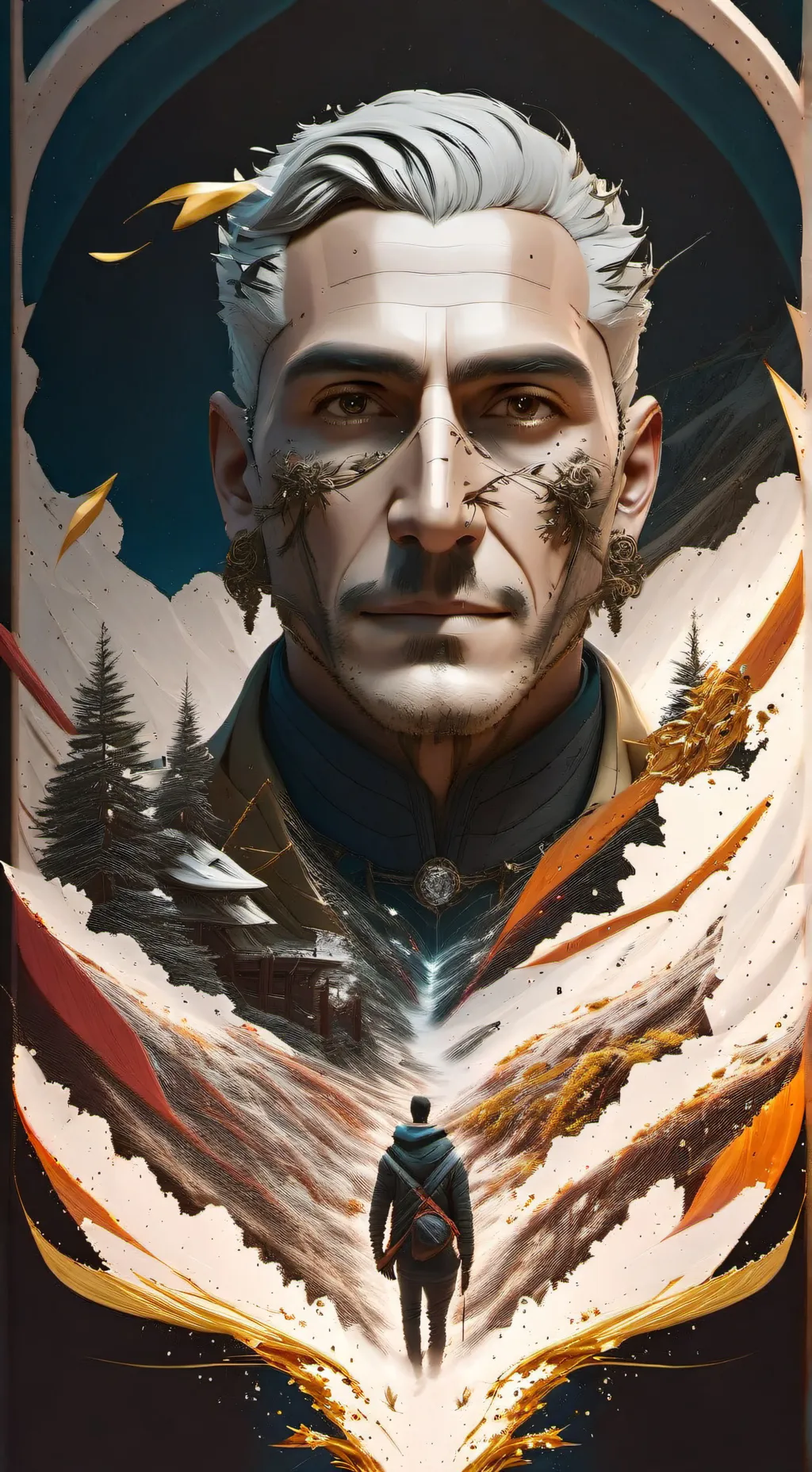 ai character: WOF sleepover background