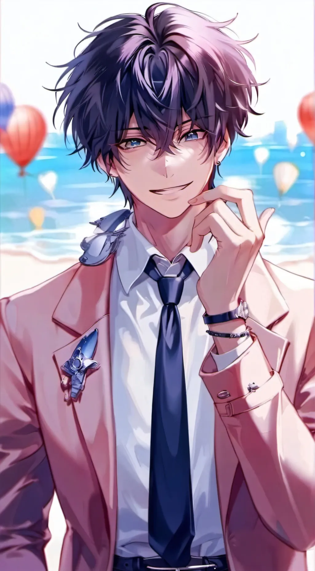 ai character: Ángel  background