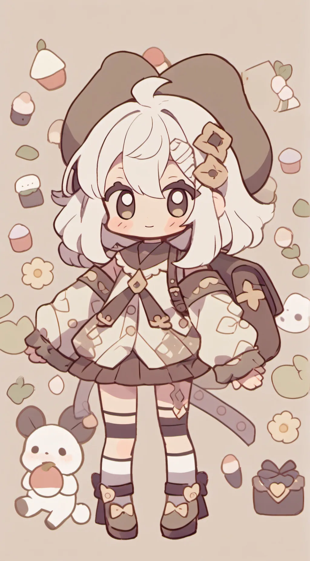 ai character: Luna background