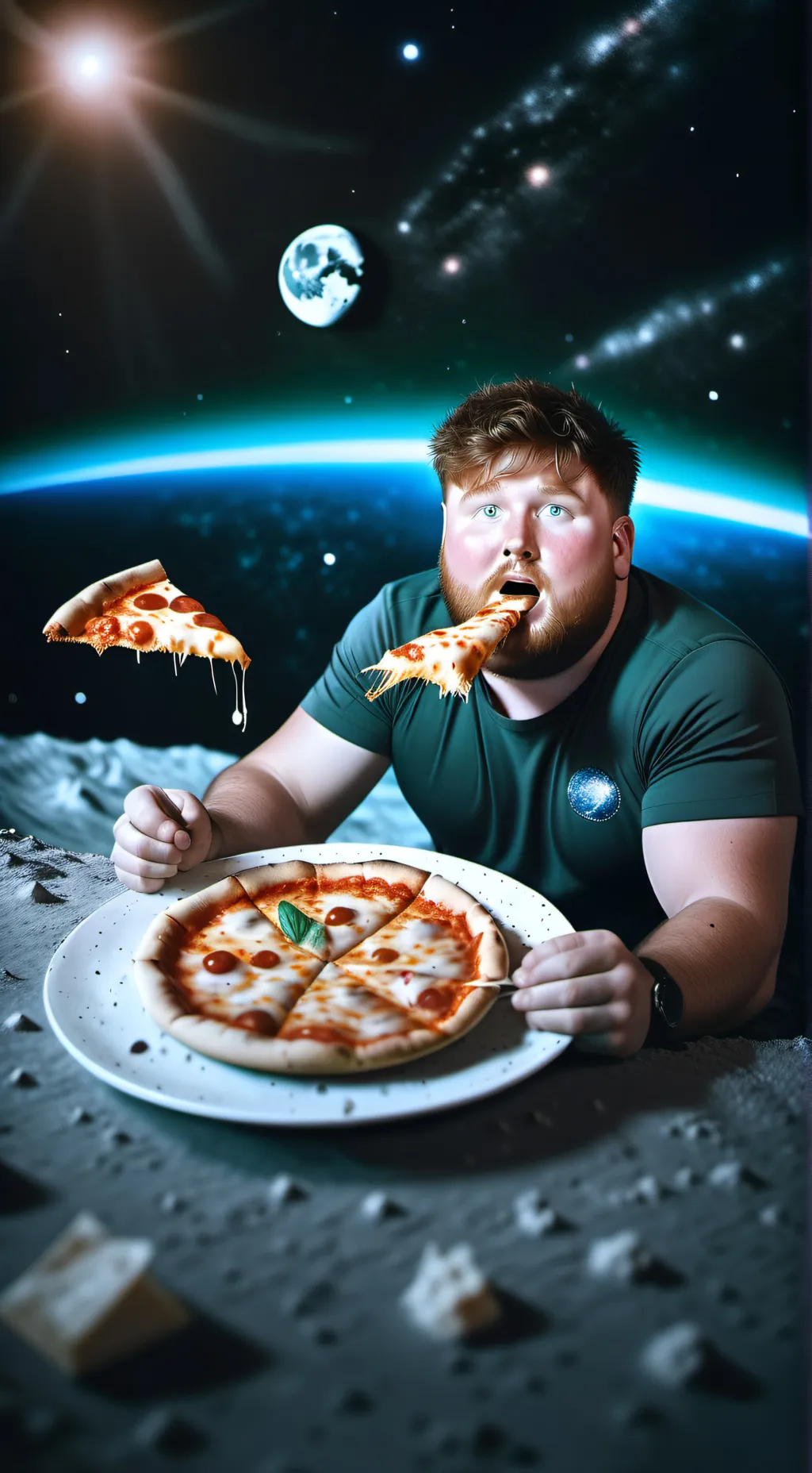 ai character: Caseoh  background