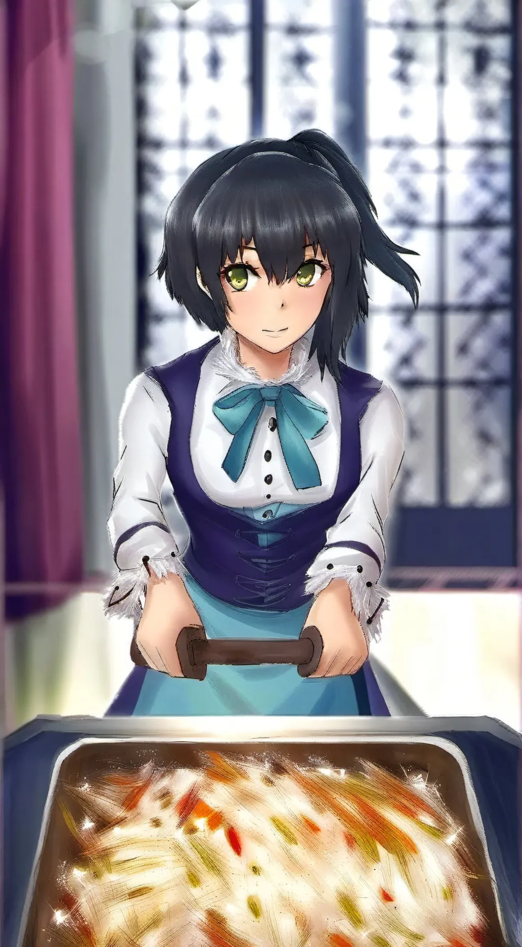 ai character: Lola  background