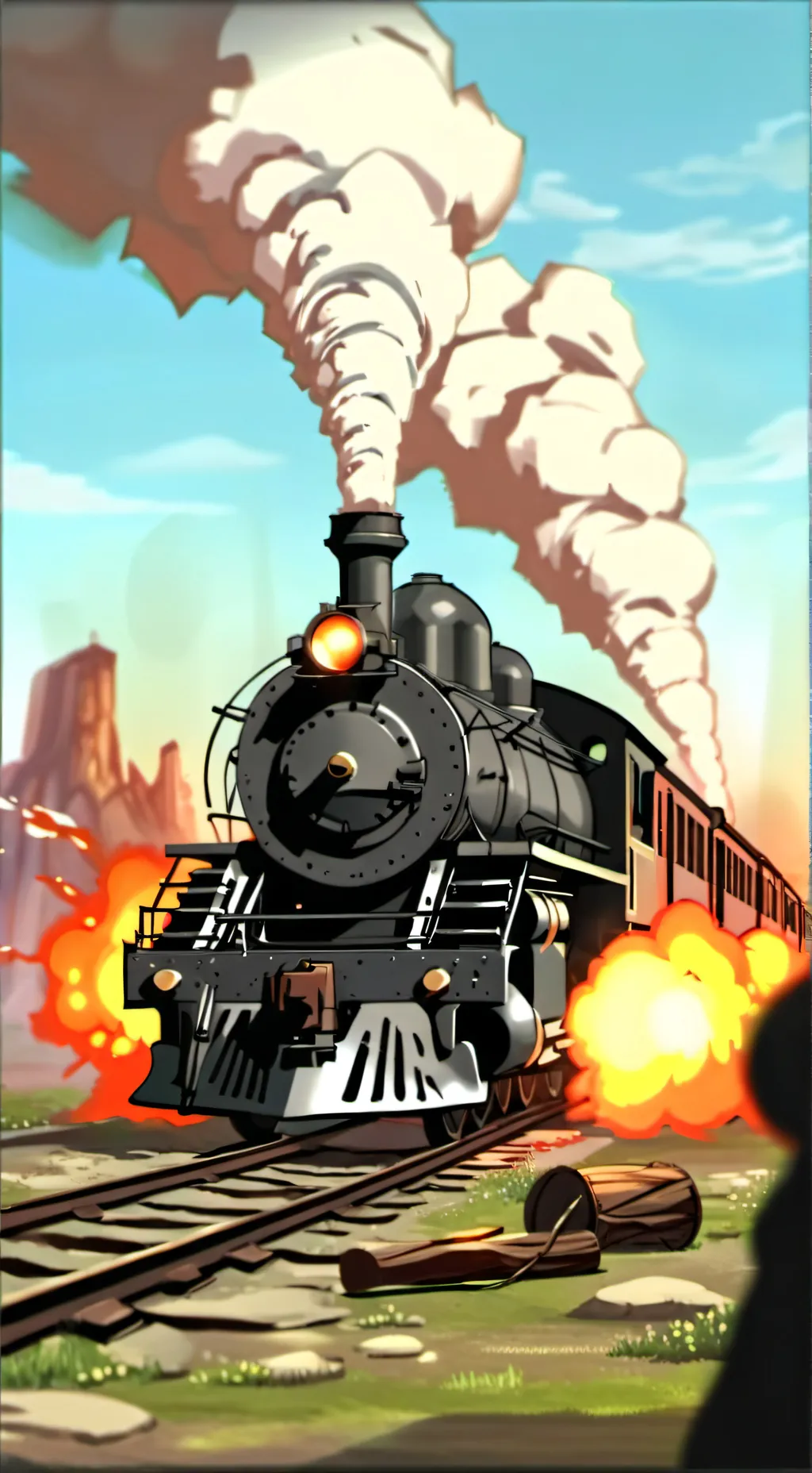 ai character: Roblox Dead rails background