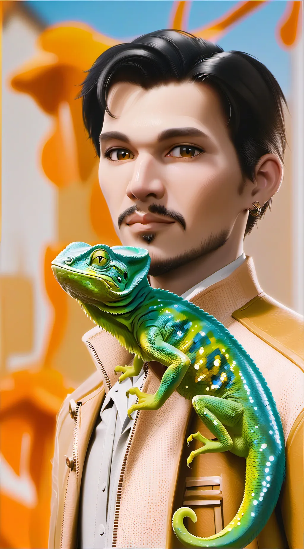 ai character: TikToko background