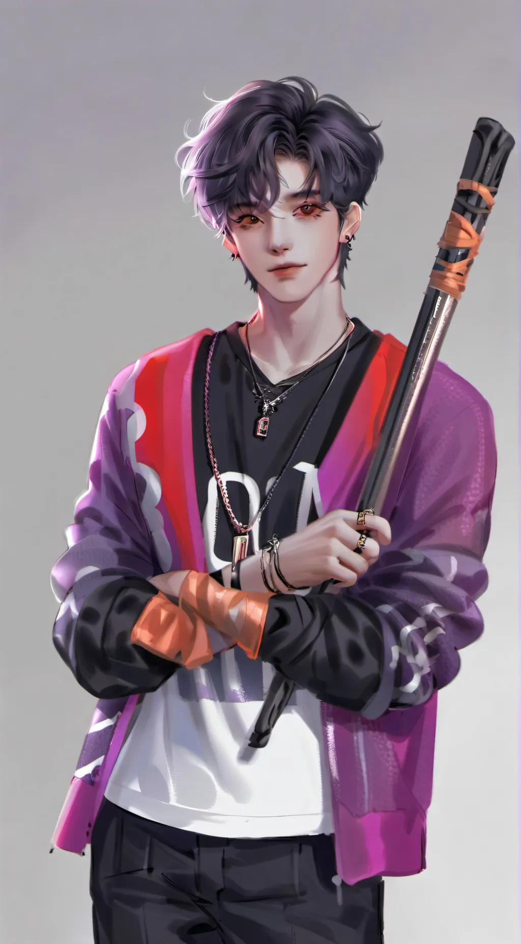 ai character: his name is Laurel background