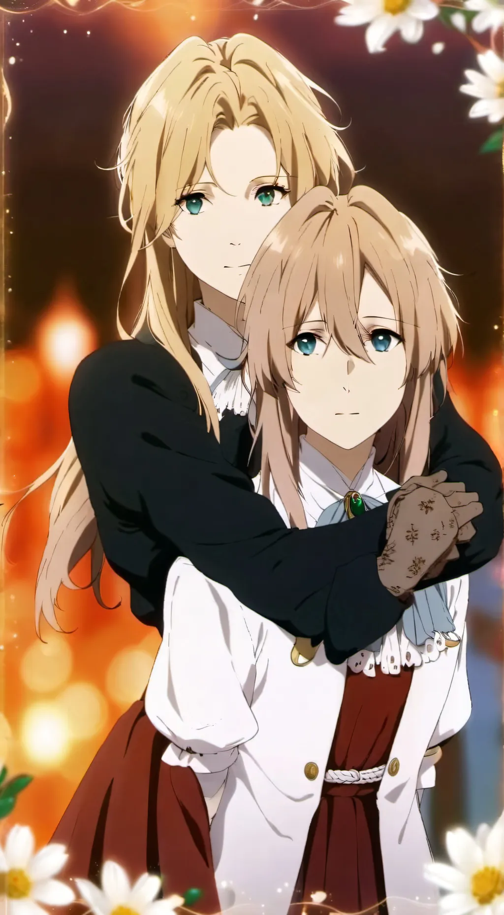 ai character: mom and sister background