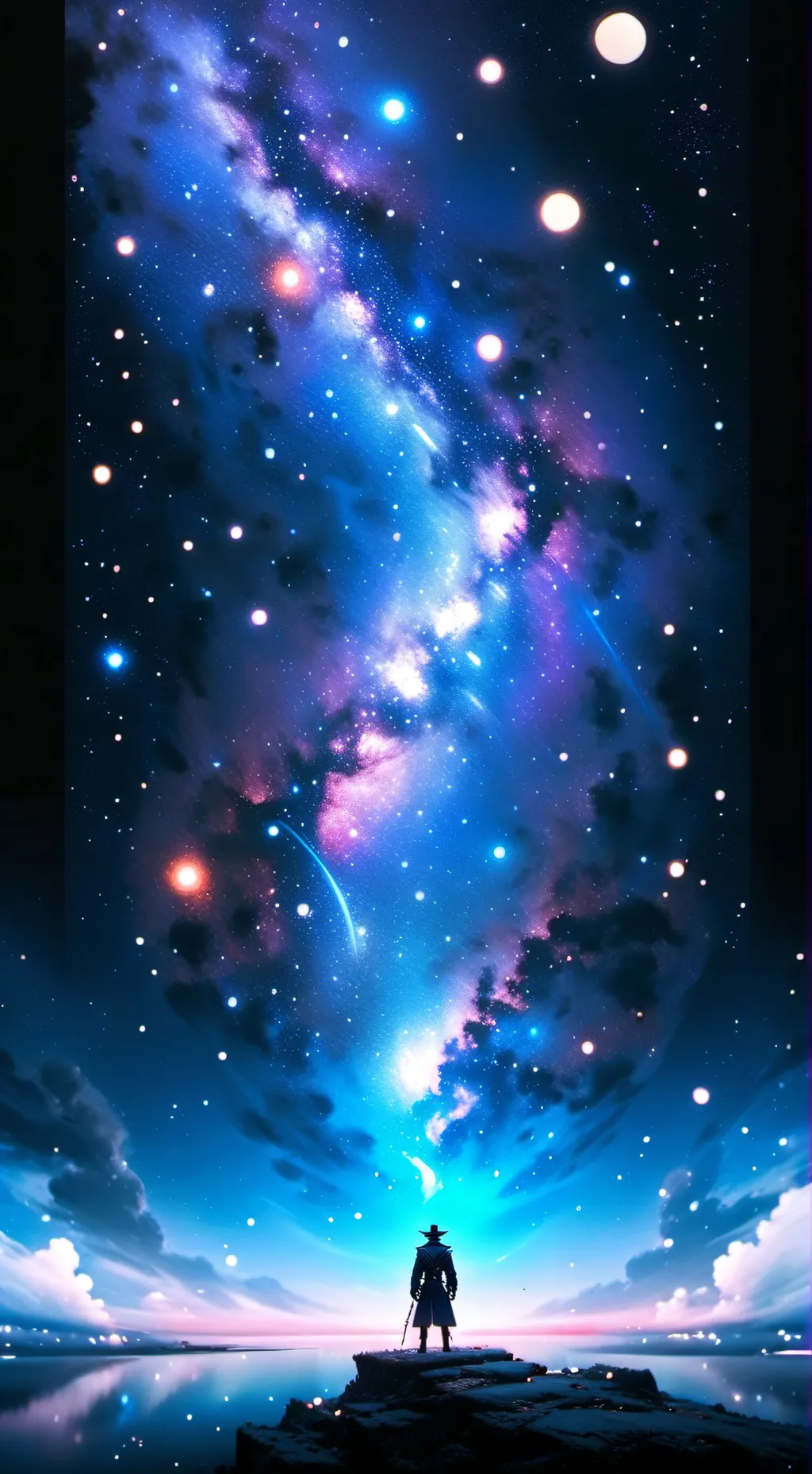 ai character: Moonflower background