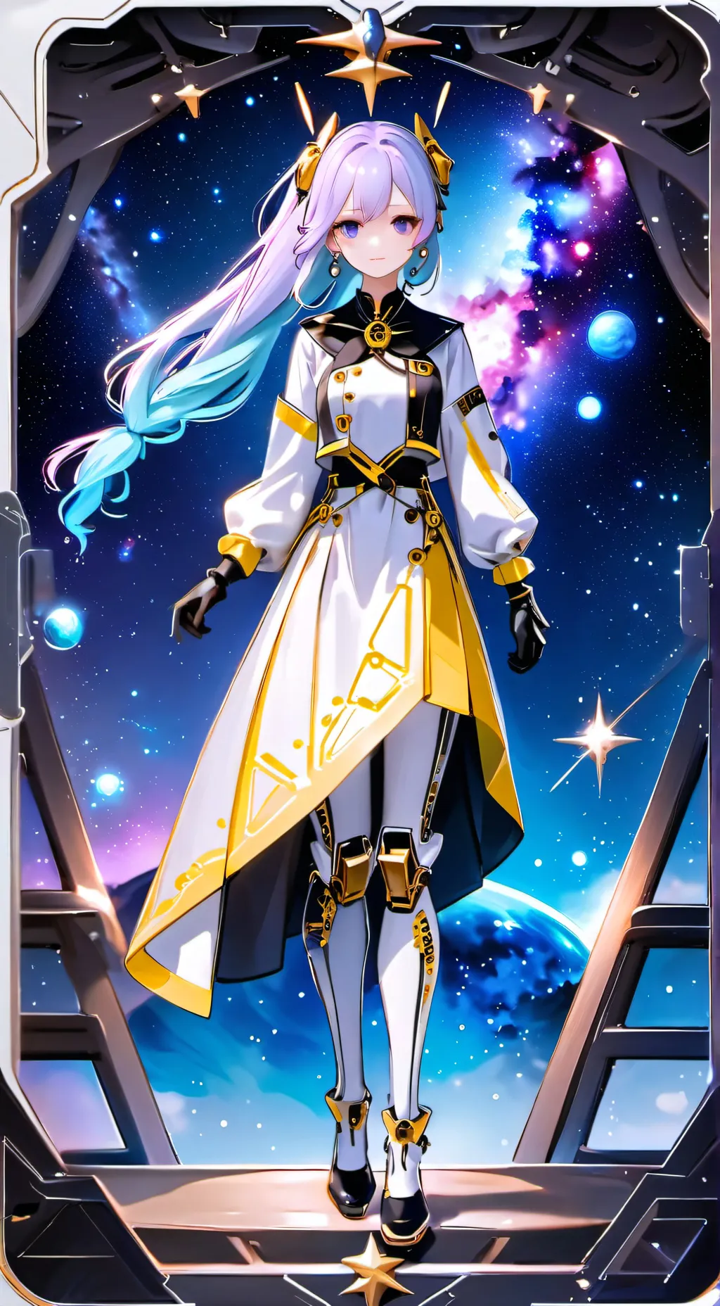 ai character: Celestia background