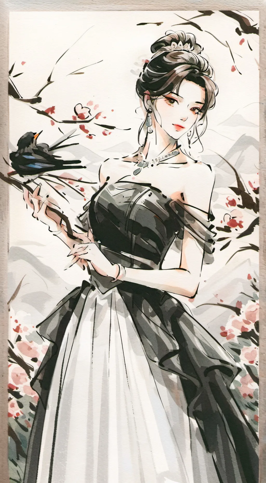 ai character: Fpe prom! background