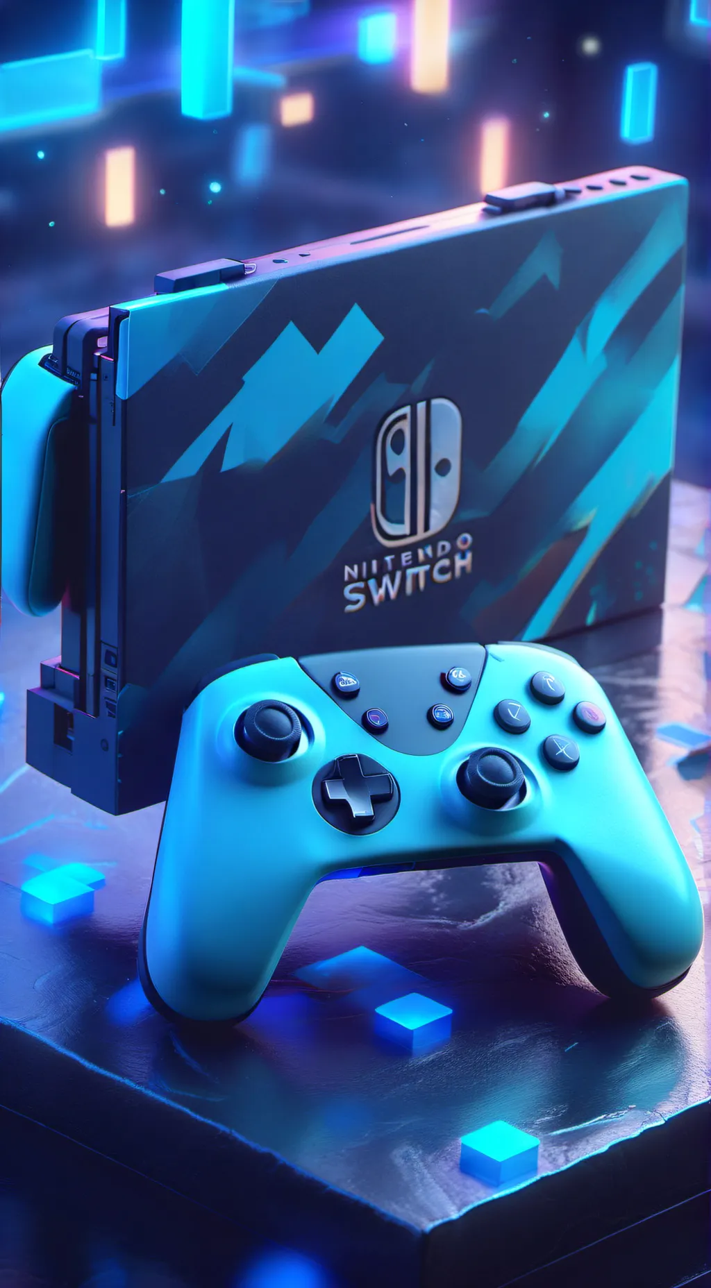 ai character: Nintendo Switch 2 background