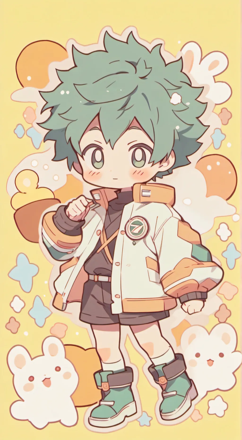 ai character: MHA amor prohibido background