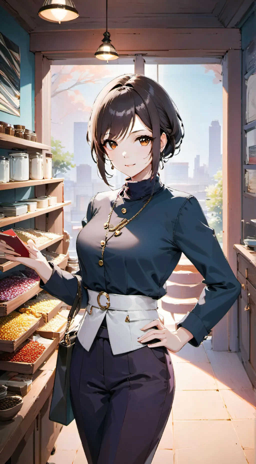 ai character: The Gourmet Gum Connoisseur background