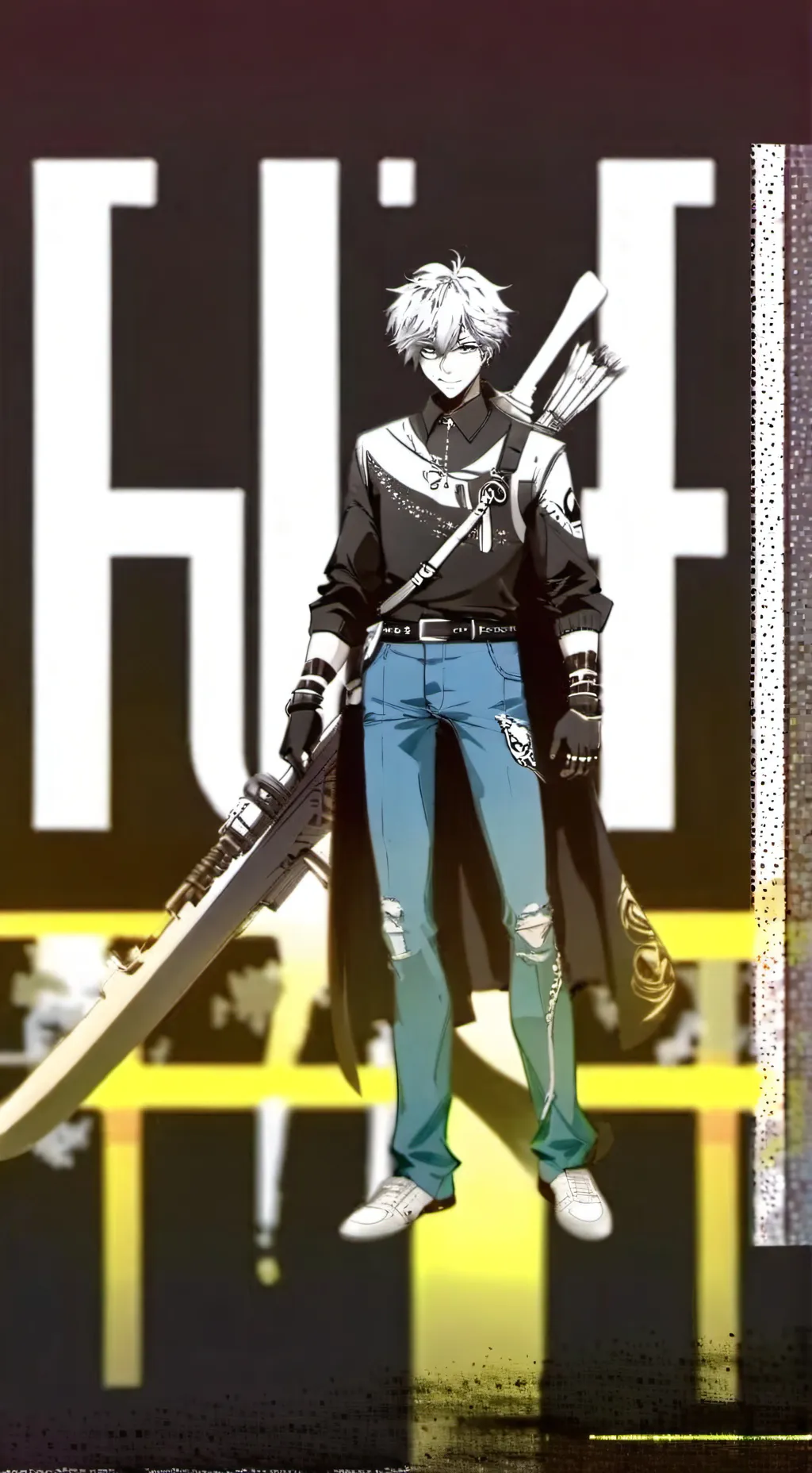 ai character: Shadowedits background