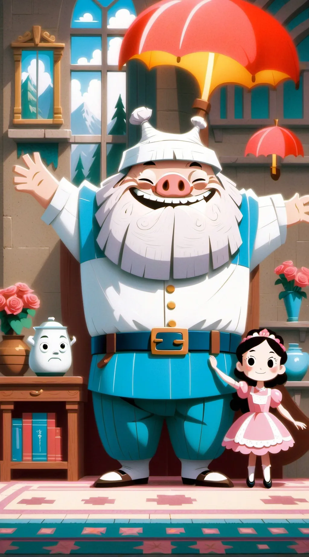 ai character: Milú background